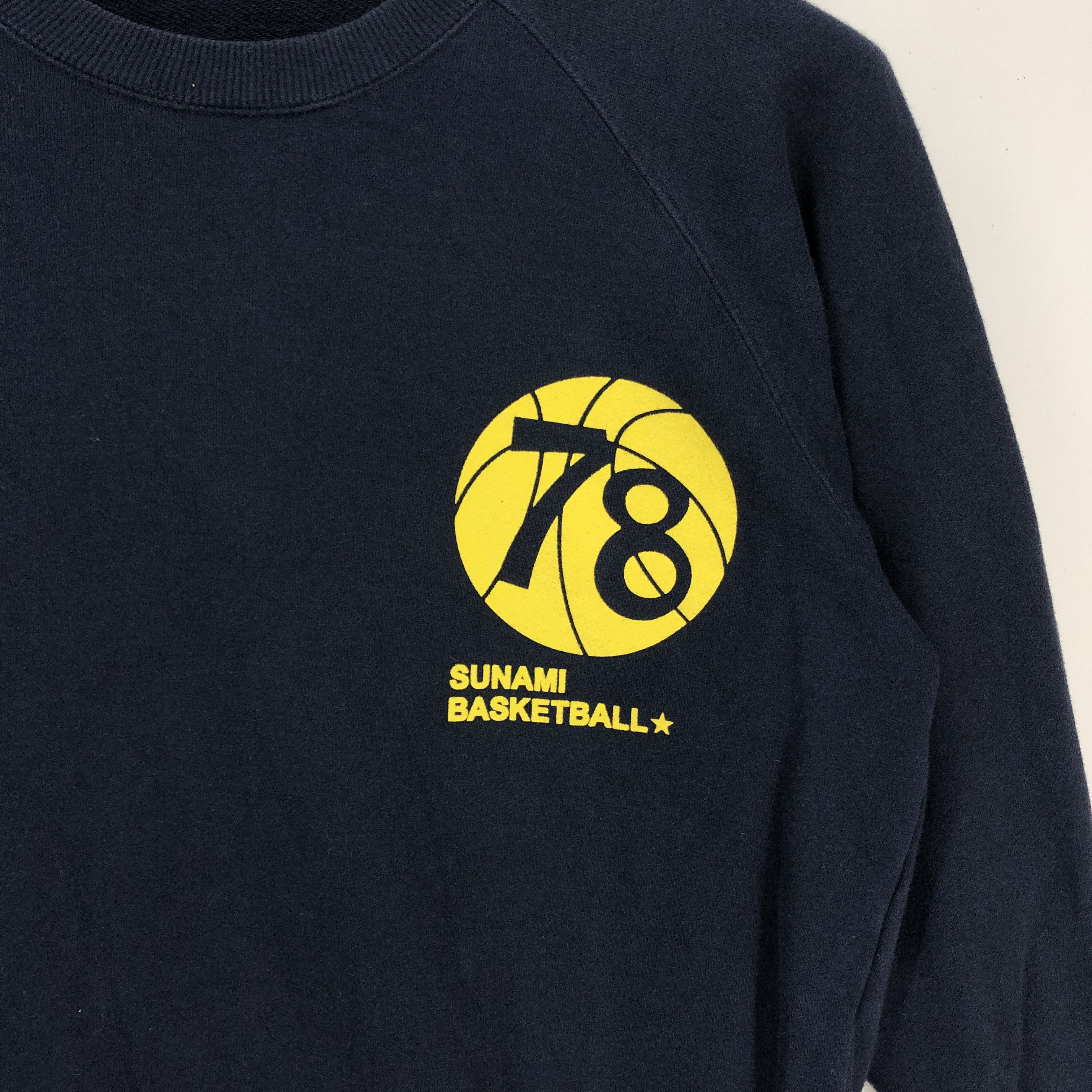 Japanese Brand SUNAMI BASKETBALL Crew Neck Sweatshirt #1386-49 Size US S / EU 44-46 / 1 - 4 Thumbnail