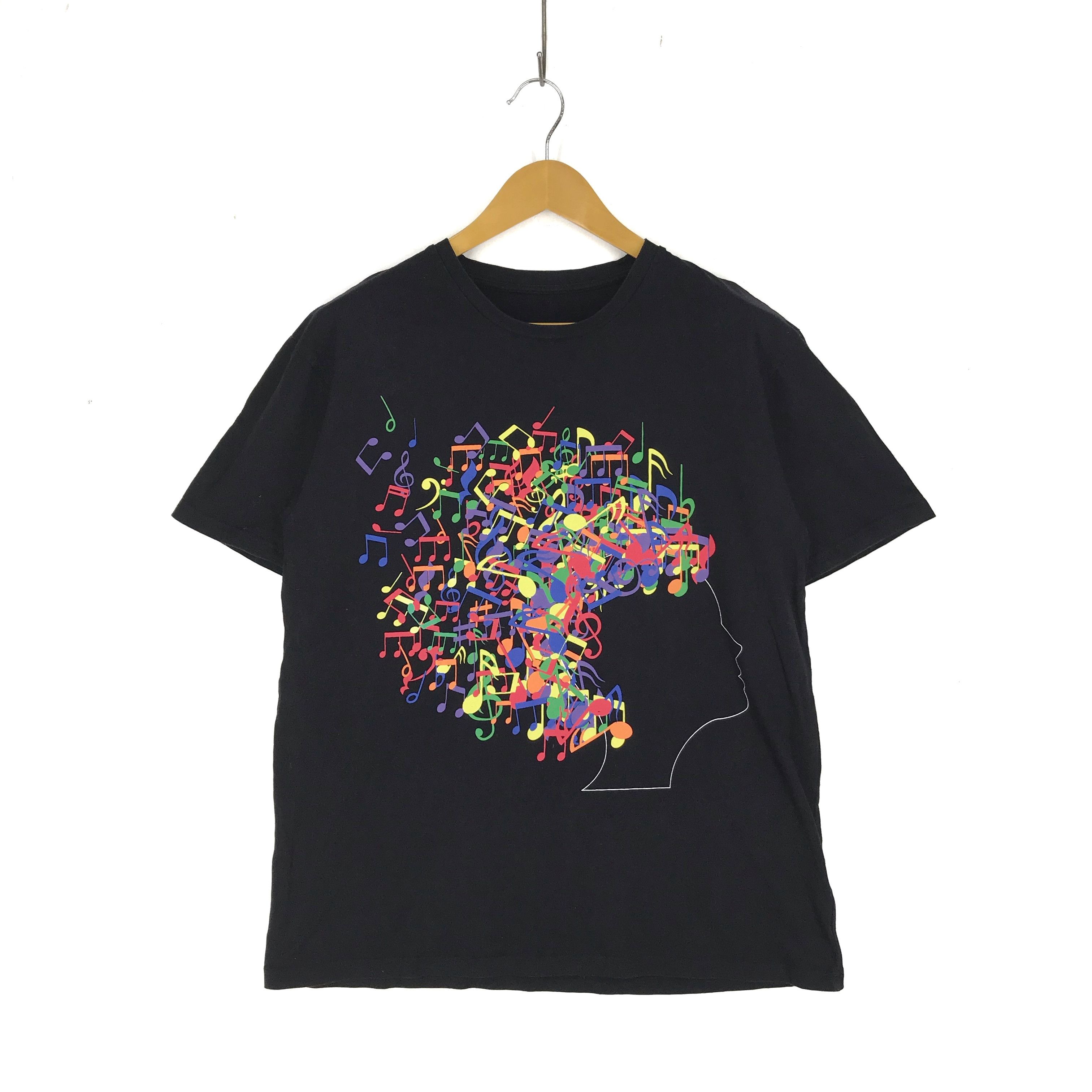 Band Tees MUSIC CROSSROADS Crew Neck T Shirt #2320-80 Size US L / EU 52-54 / 3 - 1 Thumbnail