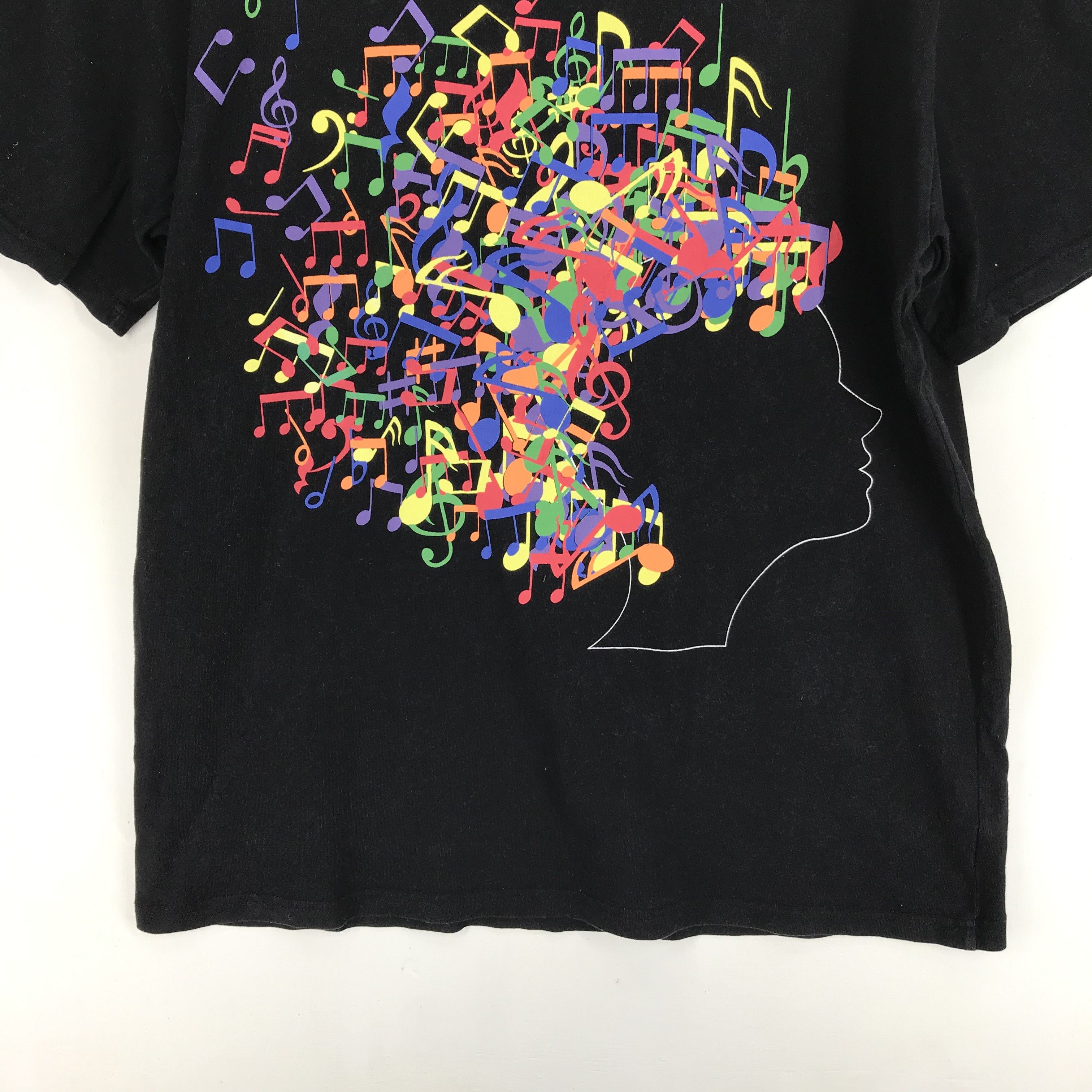 Band Tees MUSIC CROSSROADS Crew Neck T Shirt #2320-80 Size US L / EU 52-54 / 3 - 4 Thumbnail