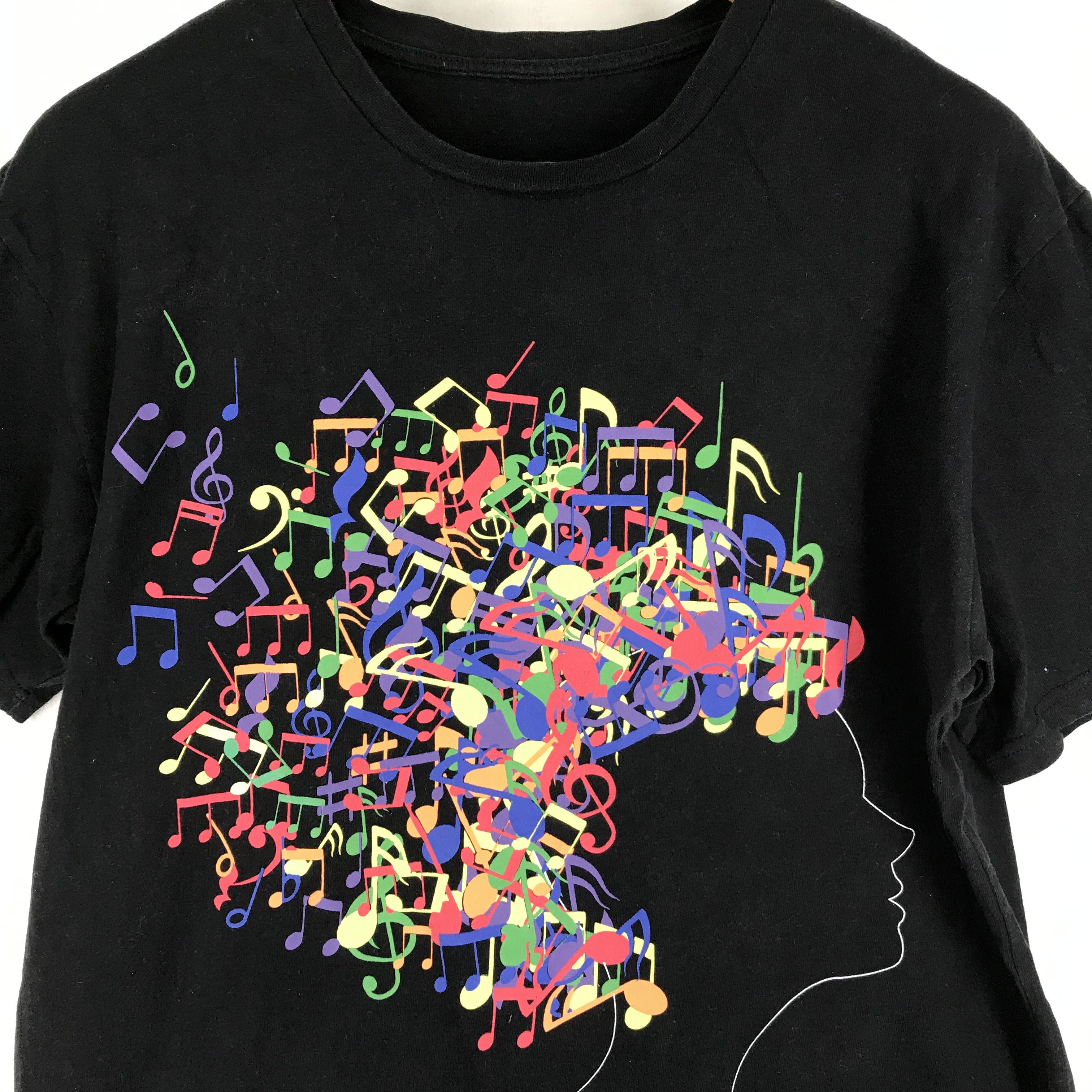 Band Tees MUSIC CROSSROADS Crew Neck T Shirt #2320-80 Size US L / EU 52-54 / 3 - 3 Thumbnail