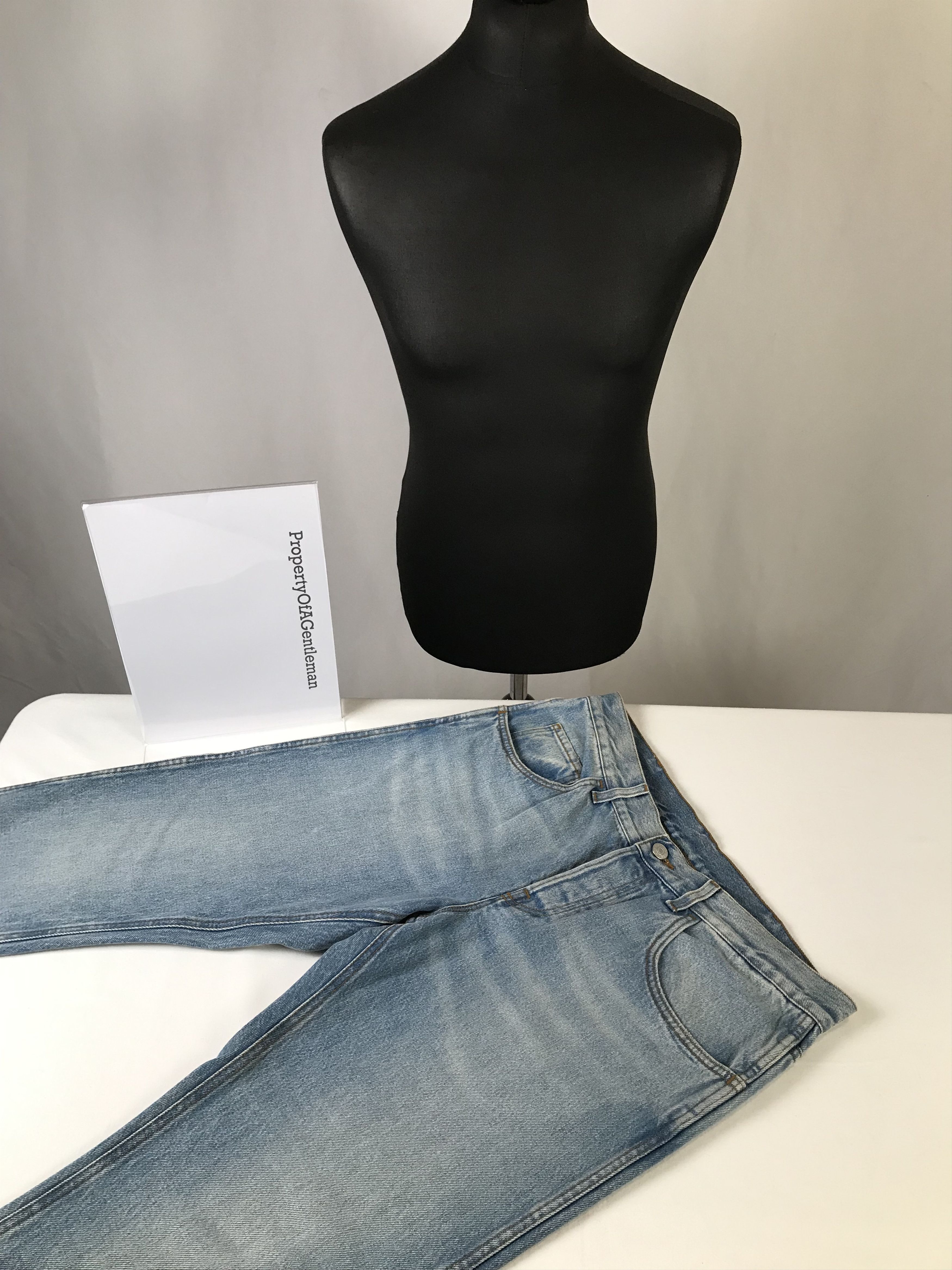 Gucci Gucci Blue 'Loved' Jeans Size US 34 / EU 50 - 2 Thumbnail