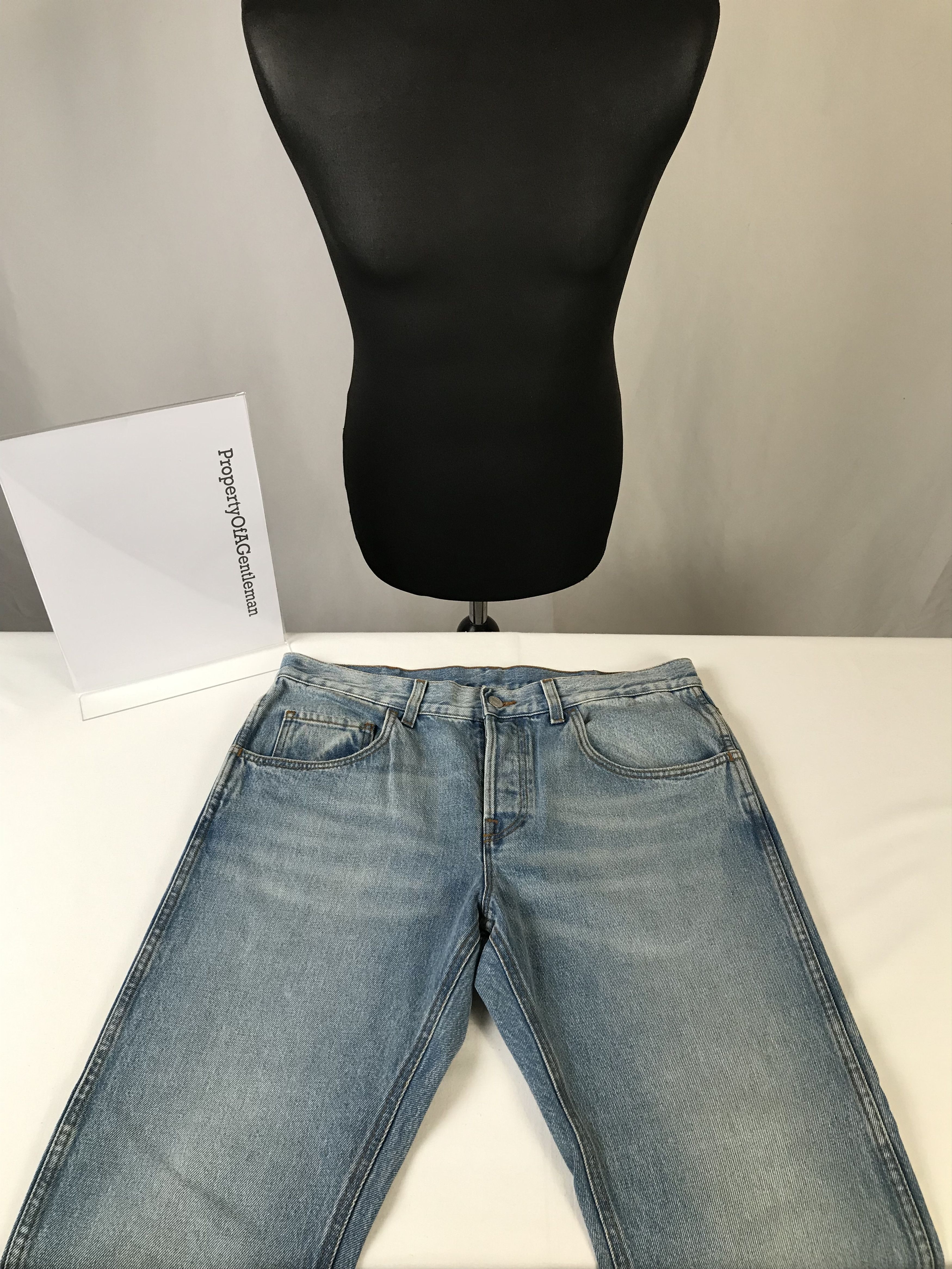 Gucci Gucci Blue 'Loved' Jeans Size US 34 / EU 50 - 3 Thumbnail