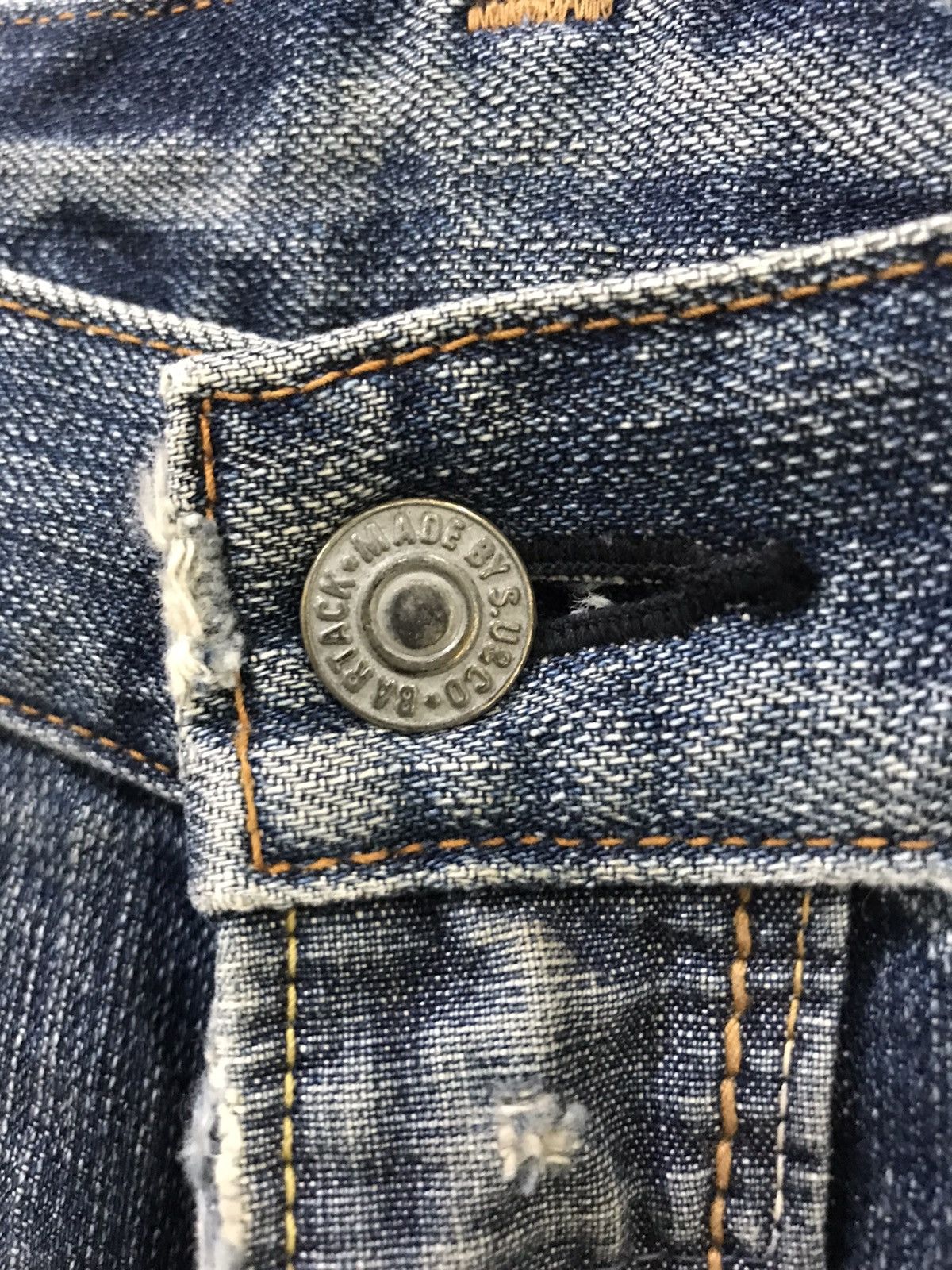 Japanese Brand 💥BORO💥BARTACK Japan Boro Sashiko Selvedge Distressed Denim Size US 32 / EU 48 - 11 Thumbnail