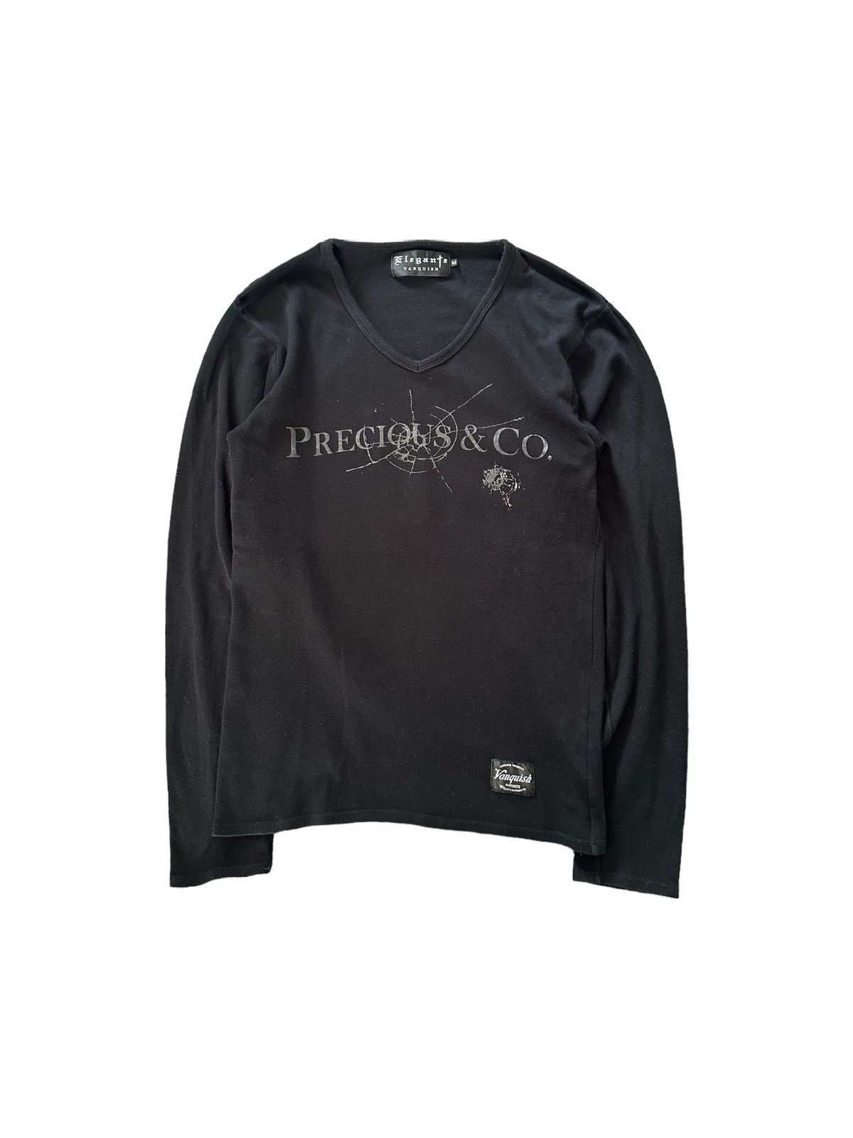 Fragment Design × Vanquish 2000s Elegante Vanquish black top long sleeve Size US M / EU 48-50 / 2 - 1 Thumbnail
