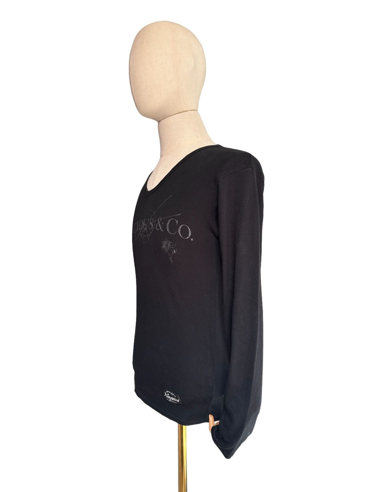 Fragment Design × Vanquish 2000s Elegante Vanquish black top long sleeve Size US M / EU 48-50 / 2 - 9 Thumbnail