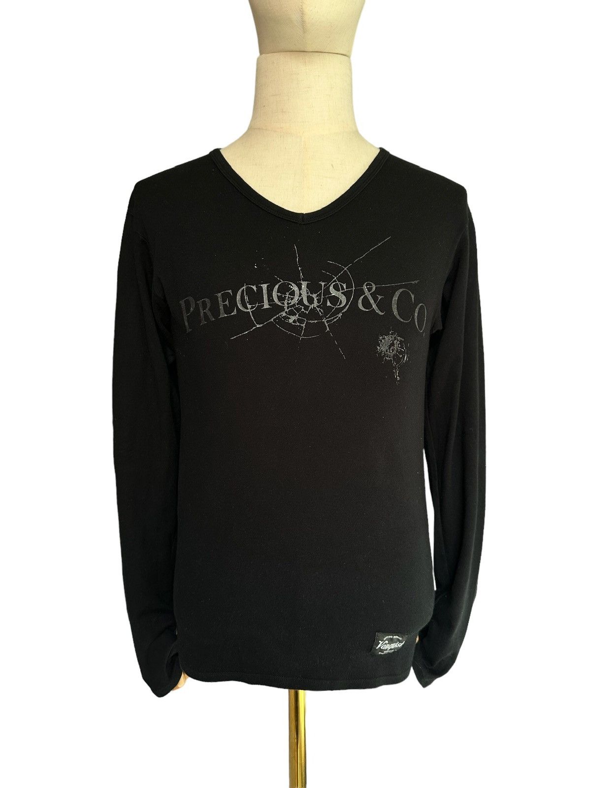 Fragment Design × Vanquish 2000s Elegante Vanquish black top long sleeve Size US M / EU 48-50 / 2 - 8 Thumbnail