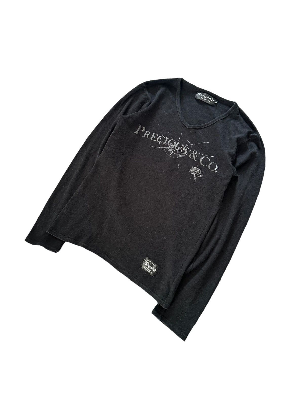 Fragment Design × Vanquish 2000s Elegante Vanquish black top long sleeve Size US M / EU 48-50 / 2 - 2 Thumbnail