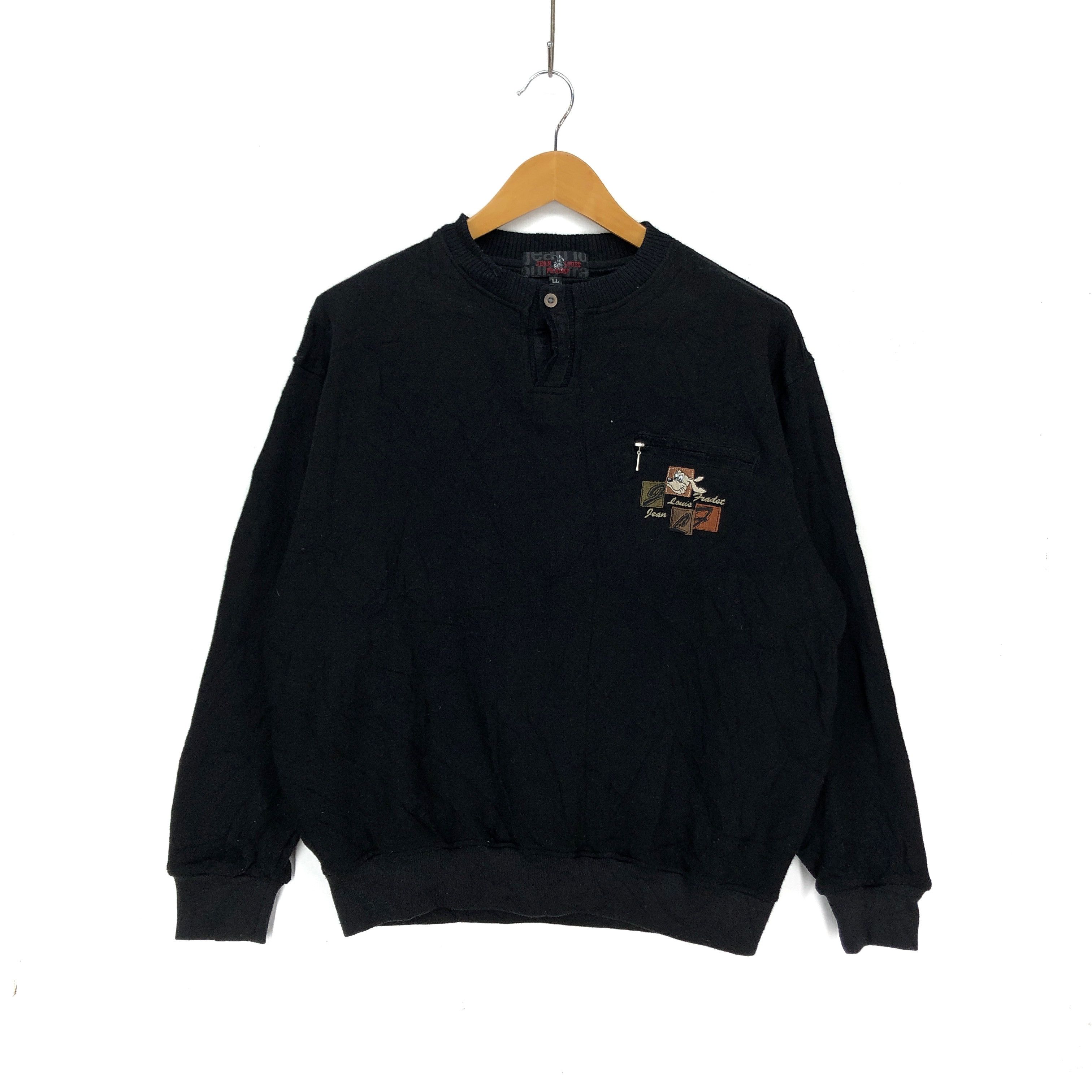 Other JEAN LOUIS FRADET Crew Neck Sweatshirt #1582-59 Size US L / EU 52-54 / 3 - 1 Thumbnail