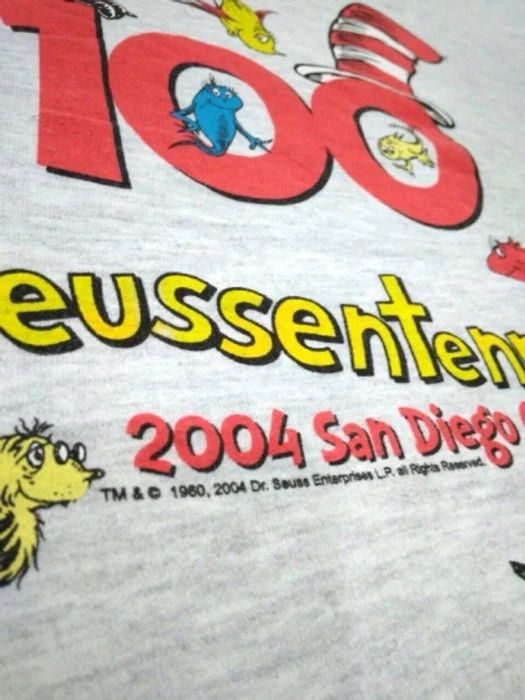 Hanes Vintage Dr. Seuss Seussentennial 100th Ted Geisel's Size US M / EU 48-50 / 2 - 5 Thumbnail