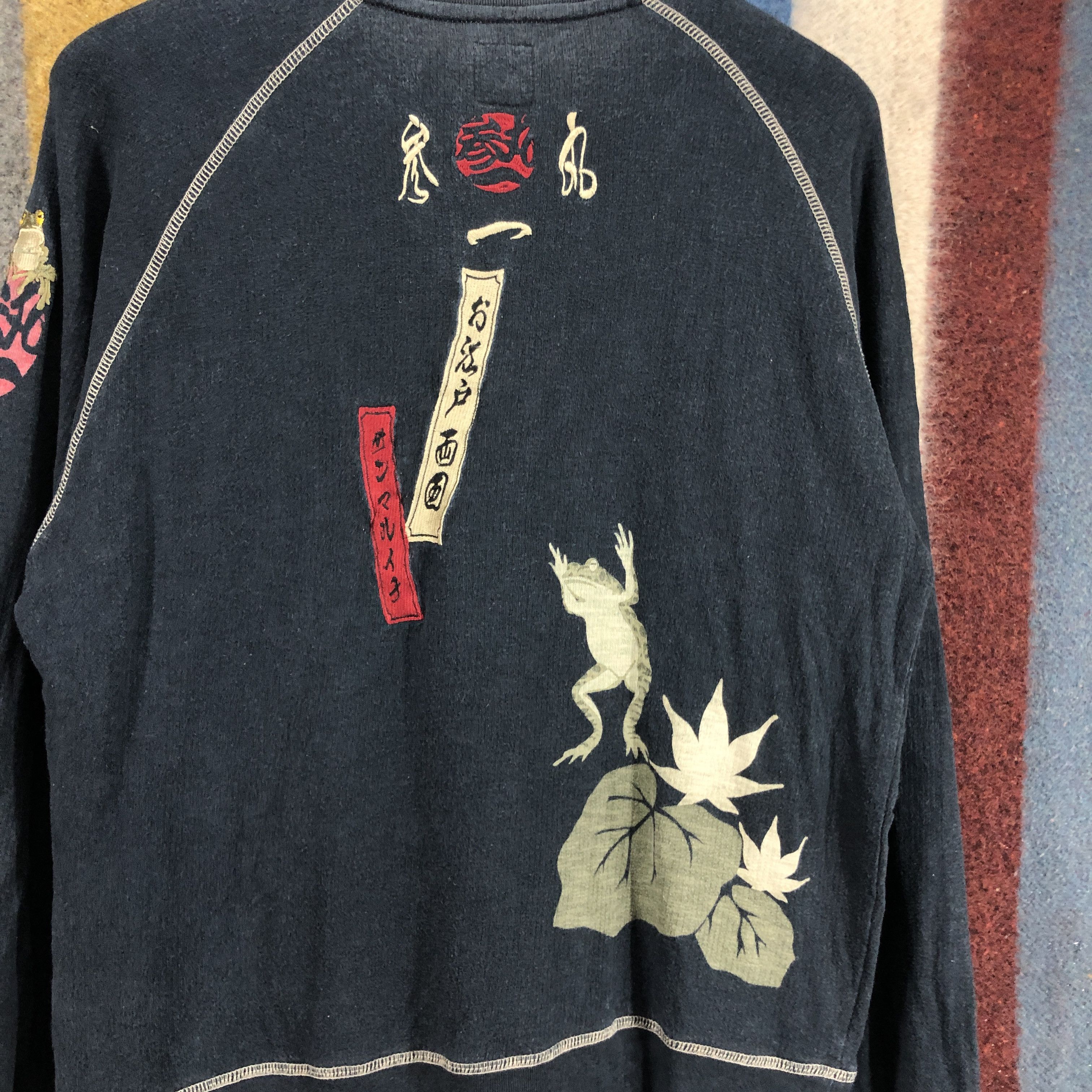 Japanese Brand Rare Design KAERU The Frog Crew Neck Sweatshirt #0551/X Size US M / EU 48-50 / 2 - 9 Thumbnail