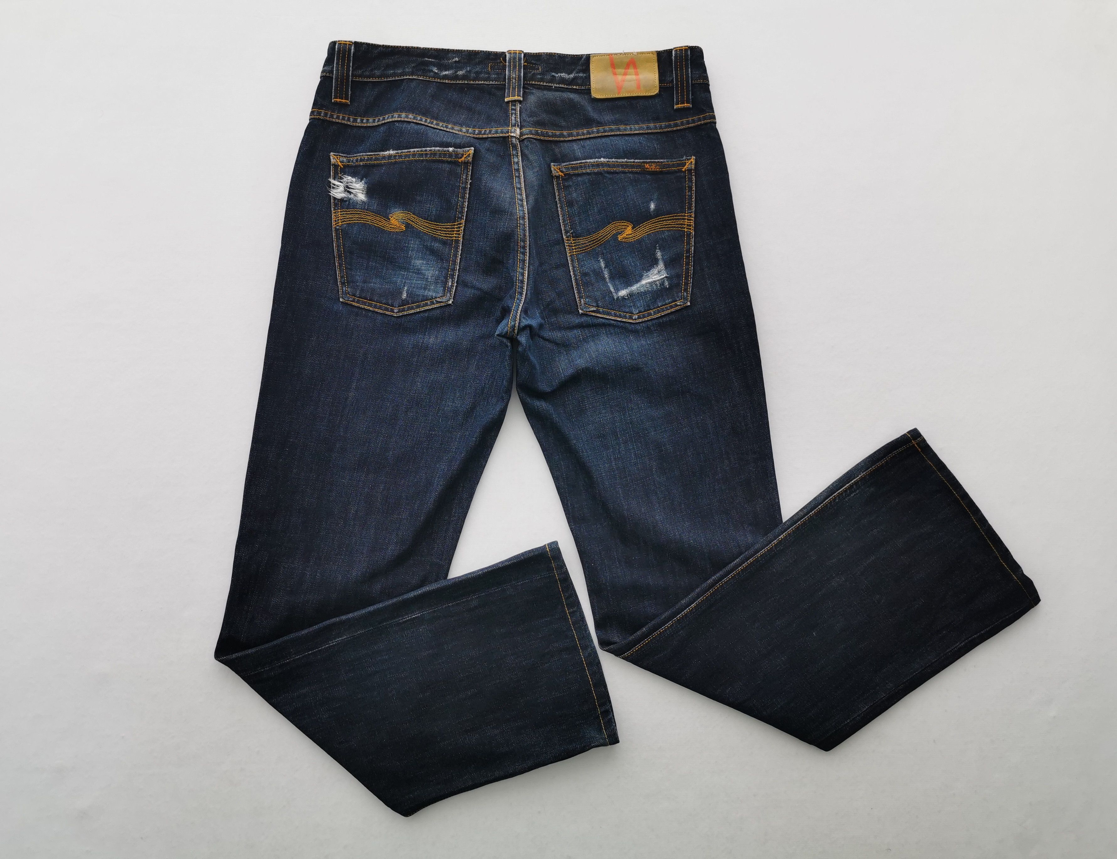 Vintage 90s Size 32 Nudie Denim Jeans Made In Italy Size 30