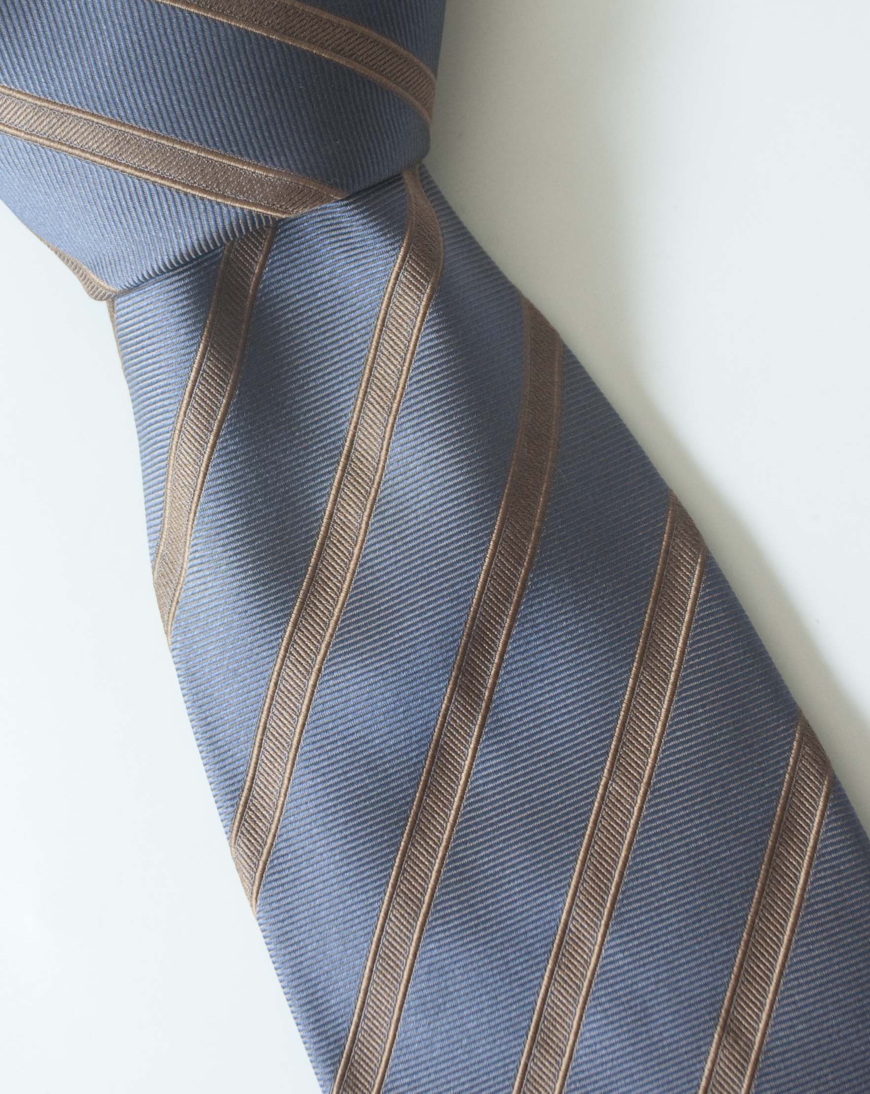 Luciano Barbera Luciano Barbera Tie 100% Silk Blue / Purple Made in Italy Size ONE SIZE - 4 Thumbnail
