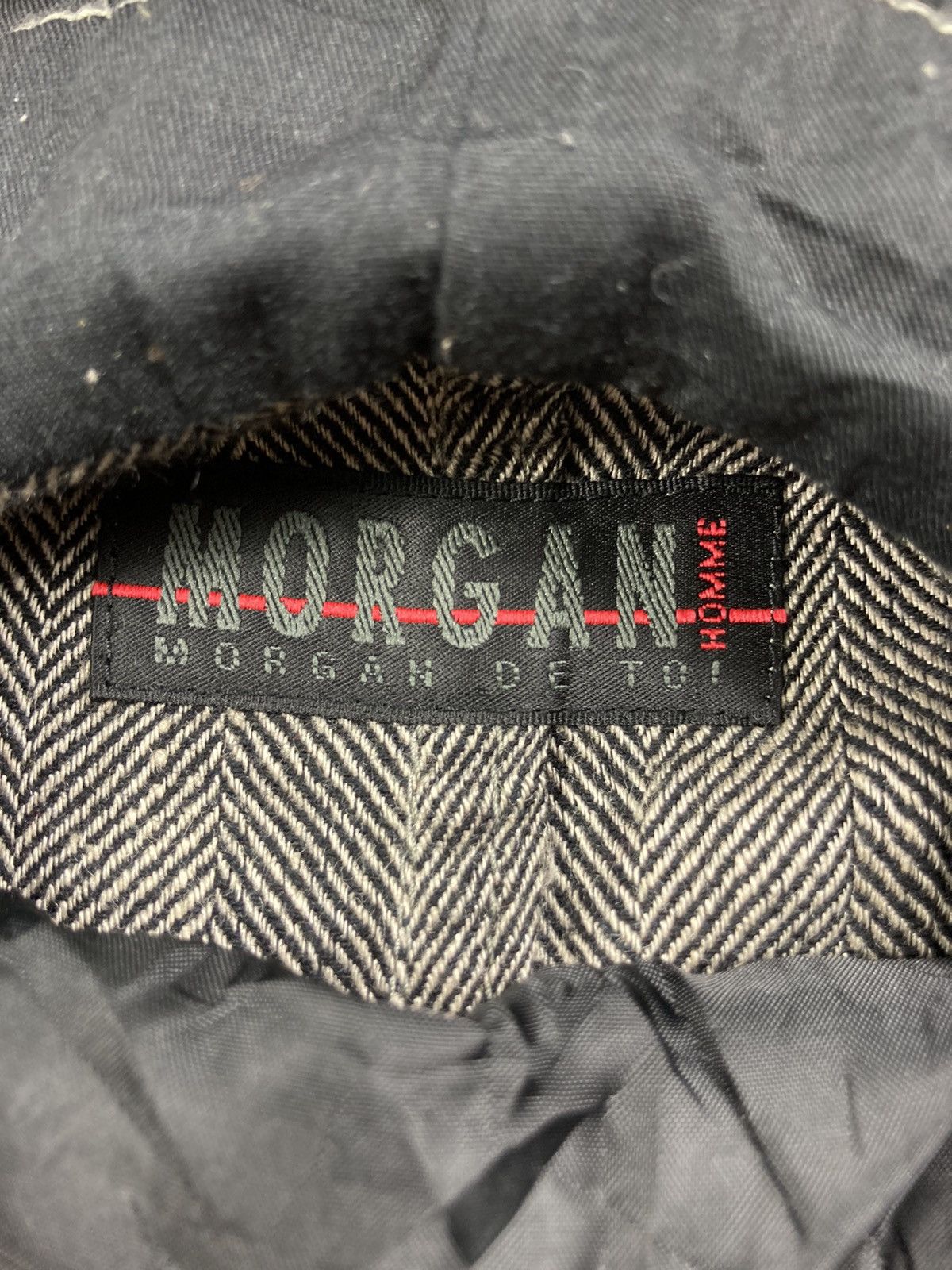 Designer × Morgan Homme × Vintage Vintage Morgan Homme Parka Style Long Jacket Hoodie Size US M / EU 48-50 / 2 - 5 Thumbnail