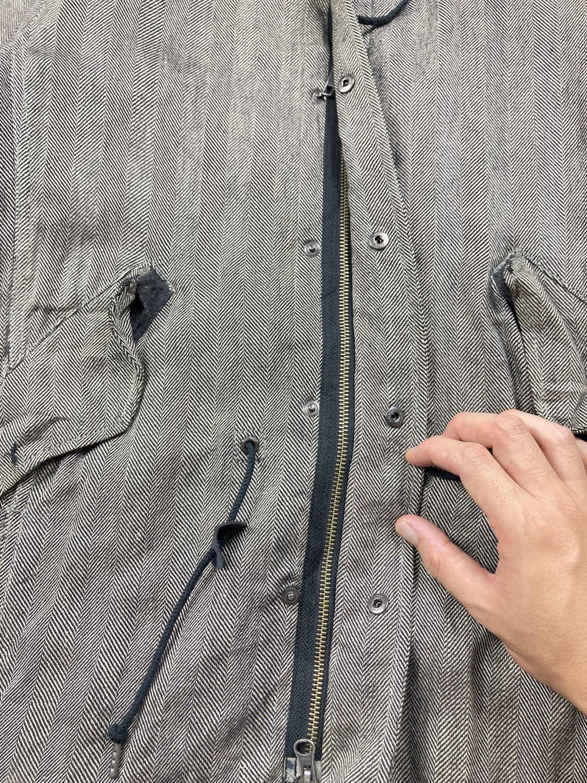 Designer × Morgan Homme × Vintage Vintage Morgan Homme Parka Style Long Jacket Hoodie Size US M / EU 48-50 / 2 - 2 Thumbnail