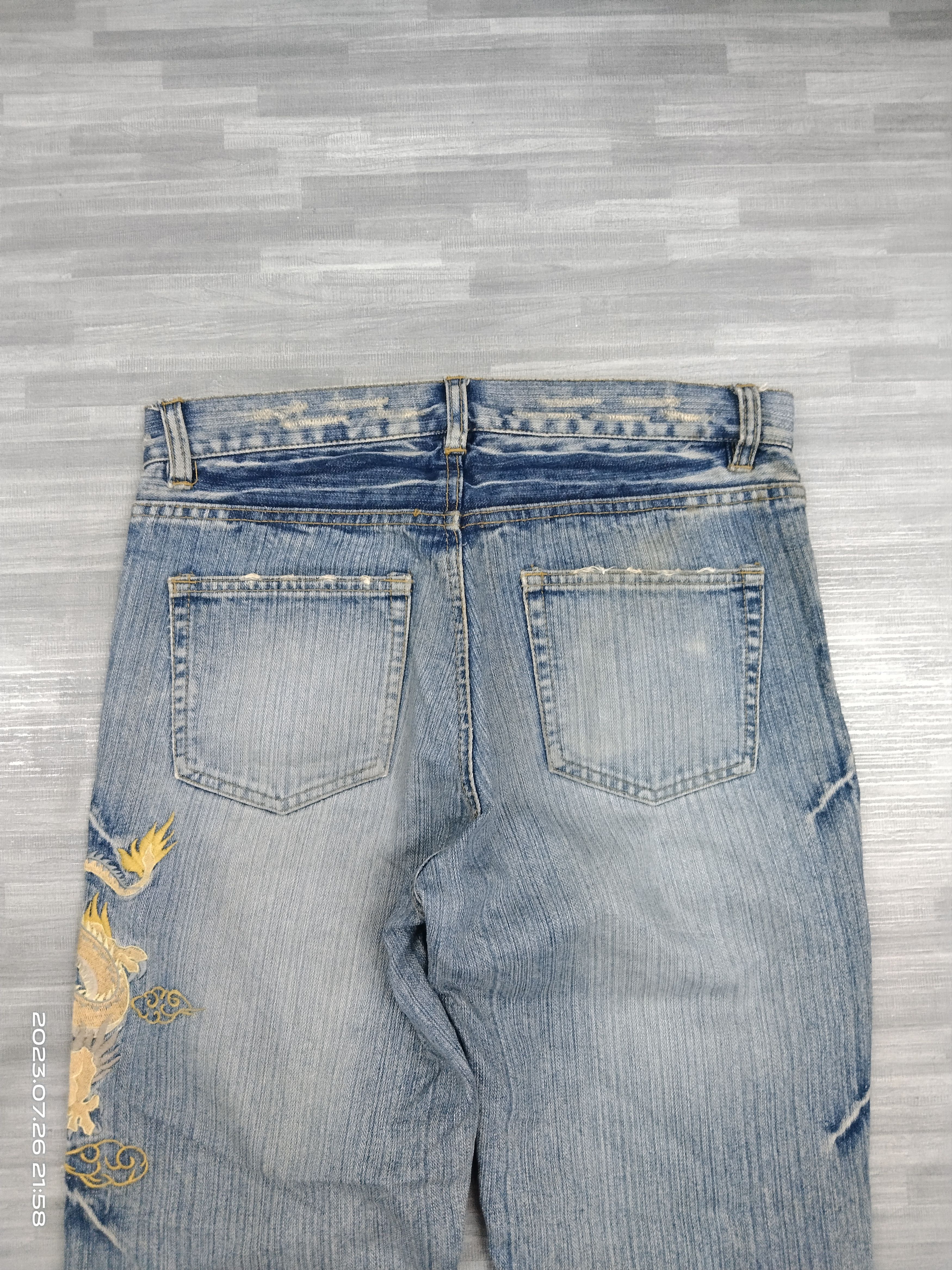 Dragonfly SICK RIPED DRAGONFLY UNBRAND DENIM PANTS Size US 30 / EU 46 - 5 Thumbnail