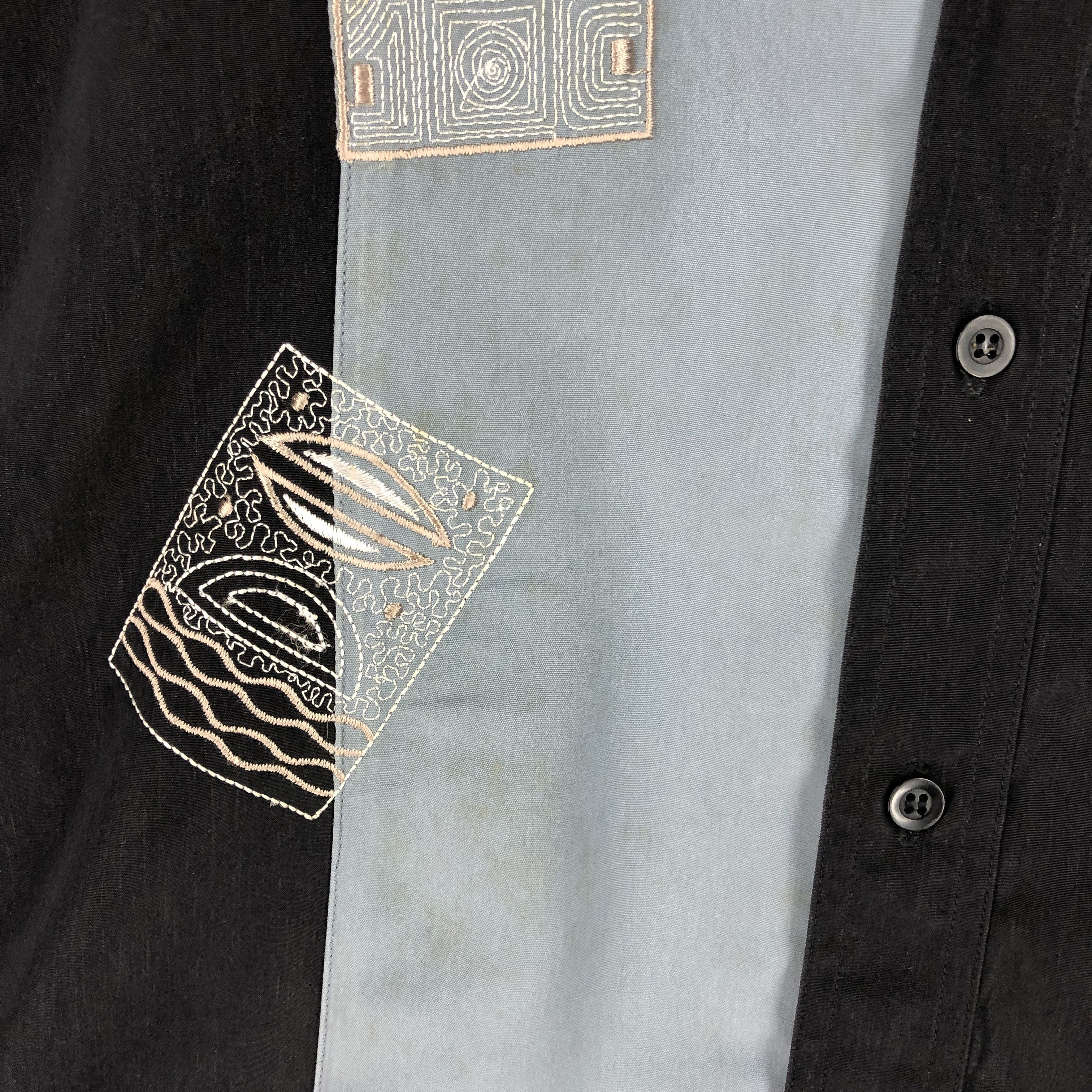 Gianni Valentino GIANNI VALENTINO Shirt Batik Style #2292-80 Size US L / EU 52-54 / 3 - 5 Thumbnail