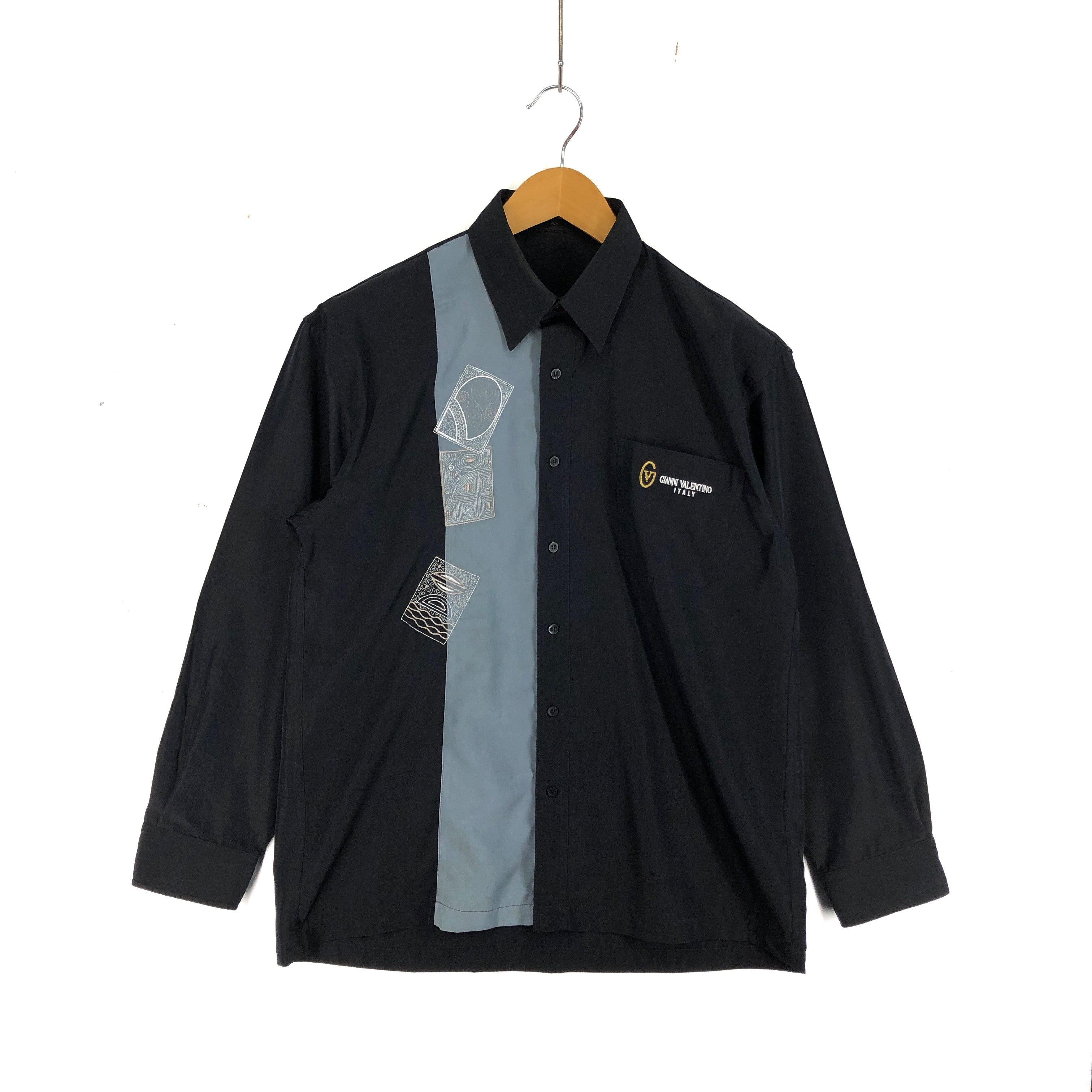 Gianni Valentino GIANNI VALENTINO Shirt Batik Style #2292-80 Size US L / EU 52-54 / 3 - 1 Thumbnail