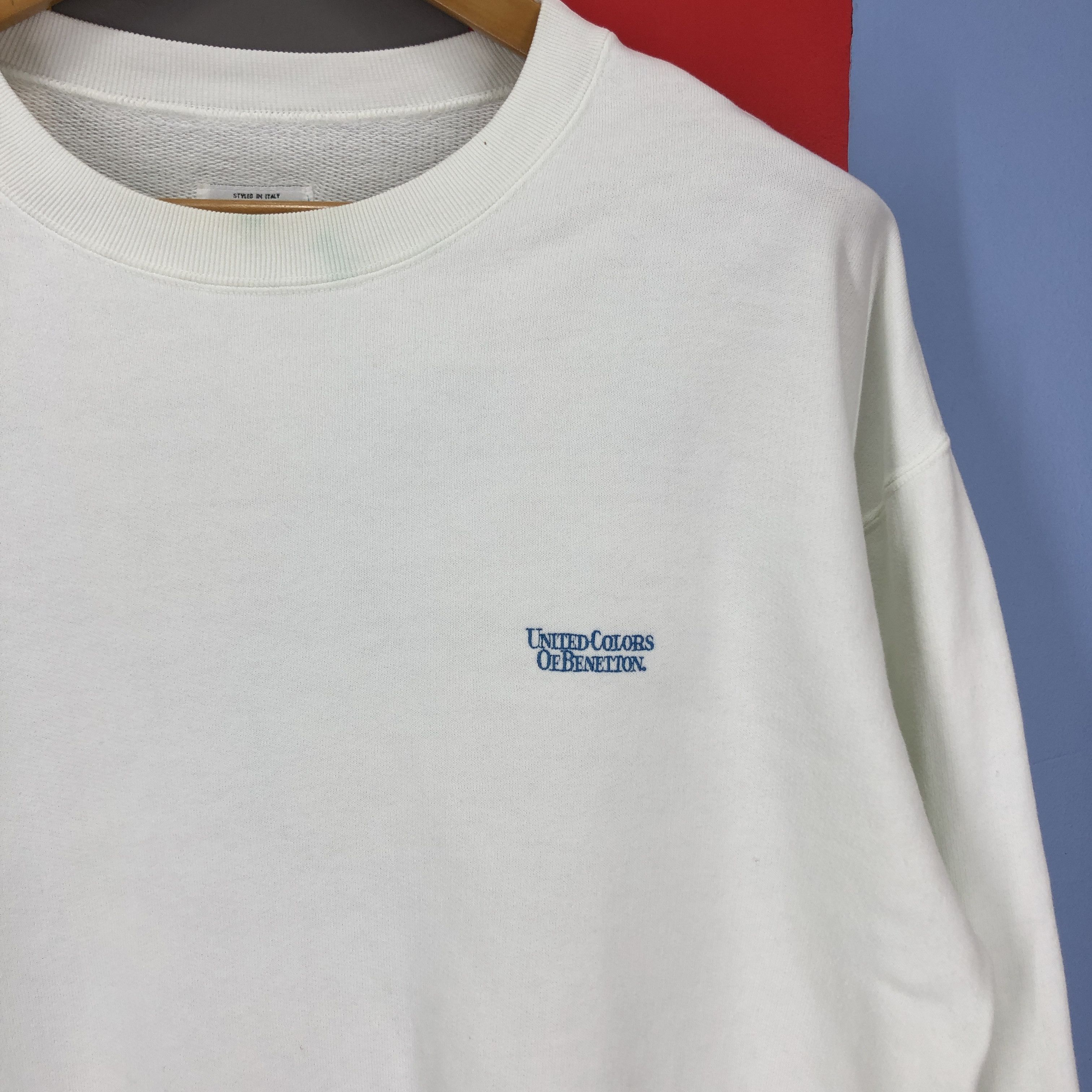 United Colors Of Benetton UNITED COLOR OF BENETTON Crew Neck Sweatshirt #1042/AK Size US M / EU 48-50 / 2 - 2 Thumbnail