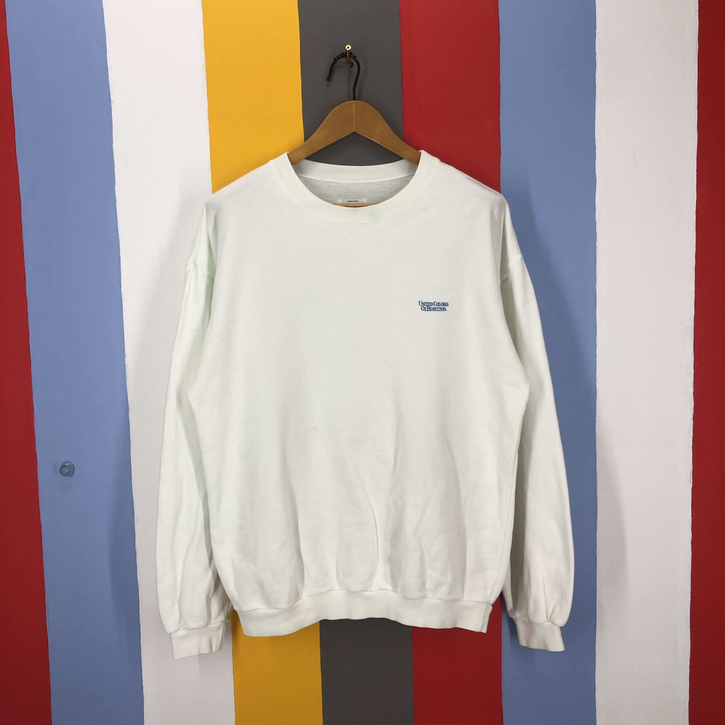 United Colors Of Benetton UNITED COLOR OF BENETTON Crew Neck Sweatshirt #1042/AK Size US M / EU 48-50 / 2 - 1 Thumbnail
