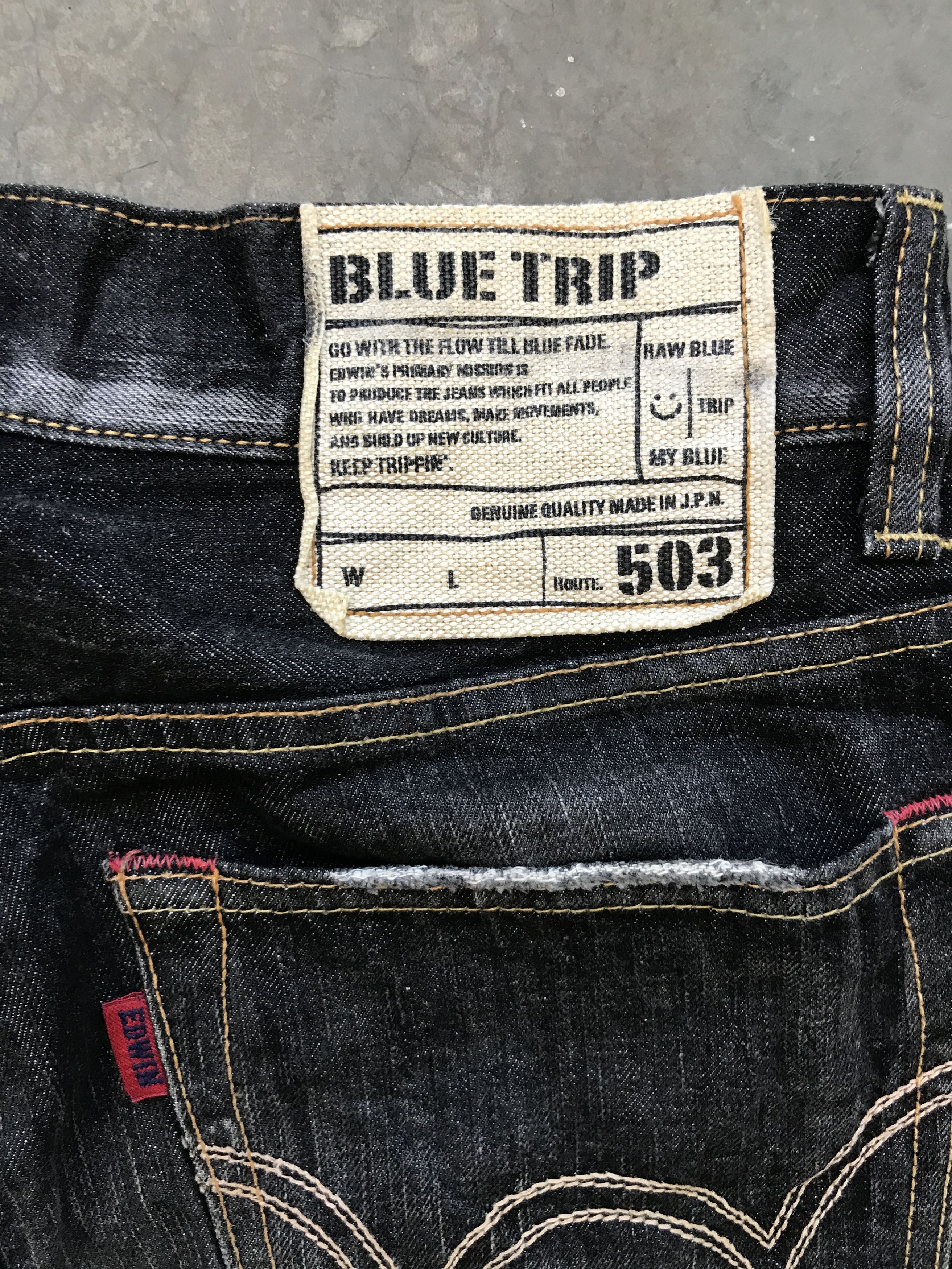 Edwin EDWIN 503 Thunder Faded Style Denim Size US 32 / EU 48 - 15 Thumbnail