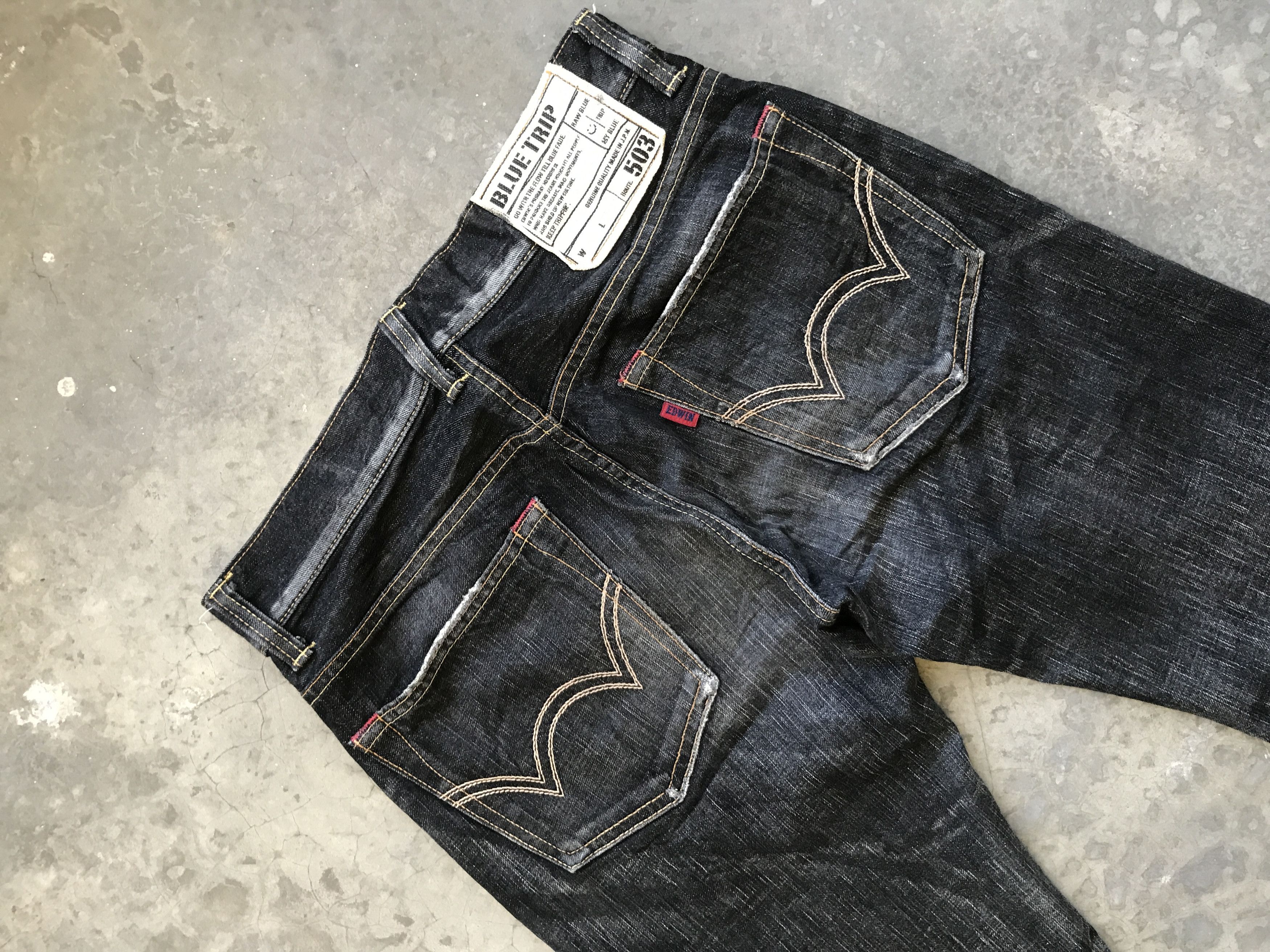 Edwin EDWIN 503 Thunder Faded Style Denim Size US 32 / EU 48 - 11 Thumbnail