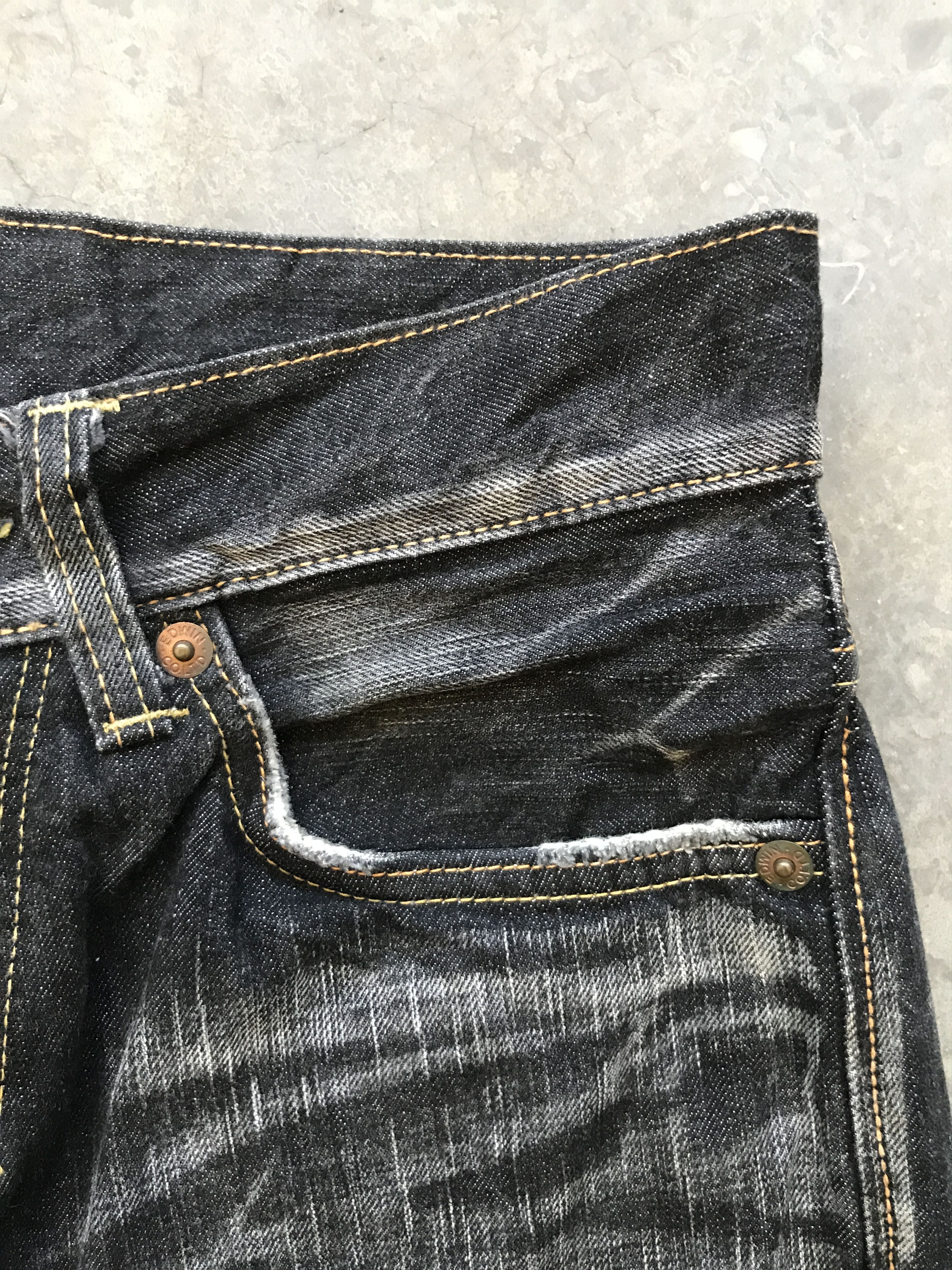 Edwin EDWIN 503 Thunder Faded Style Denim Size US 32 / EU 48 - 9 Thumbnail