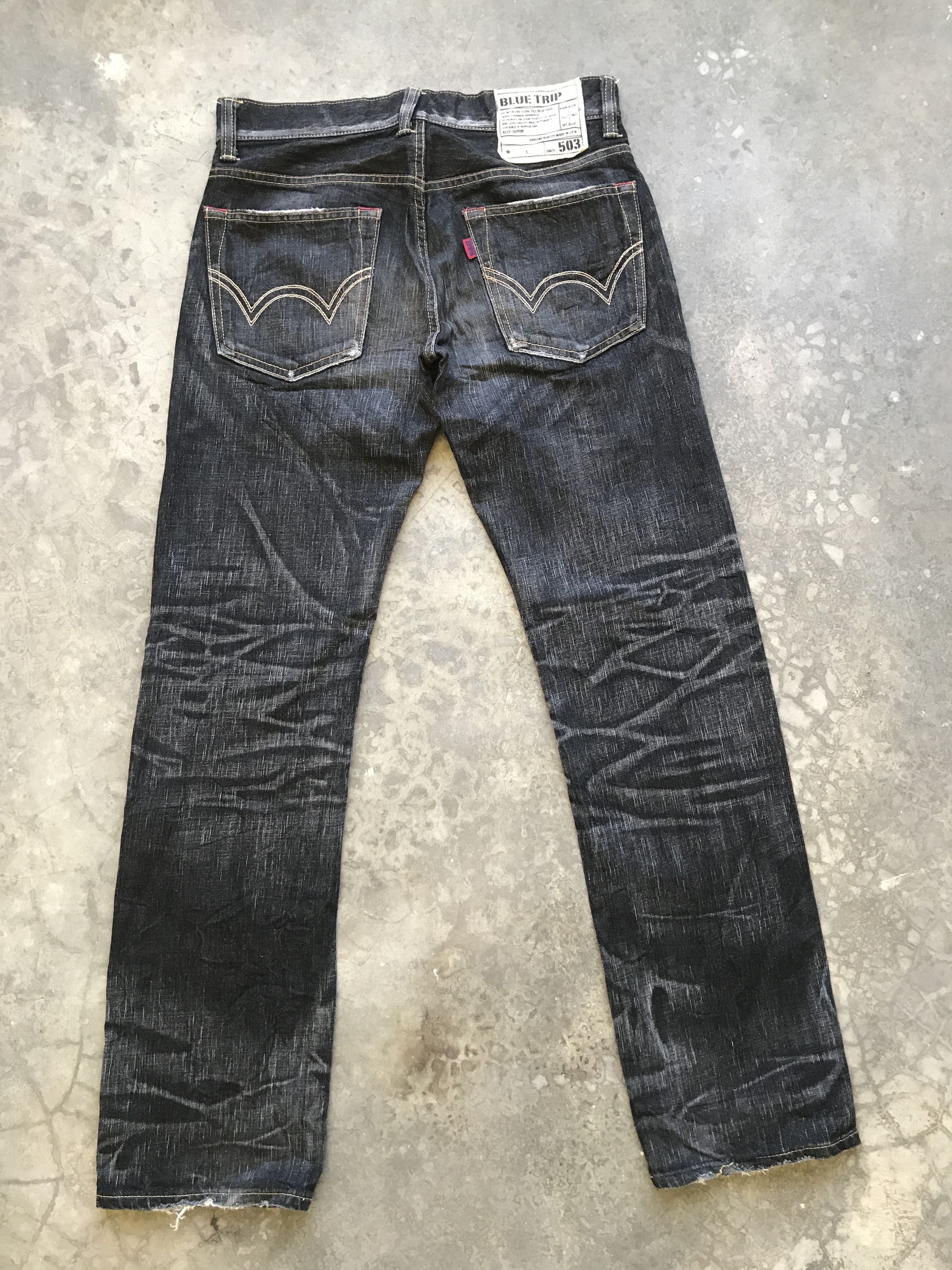 Edwin EDWIN 503 Thunder Faded Style Denim Size US 32 / EU 48 - 10 Thumbnail