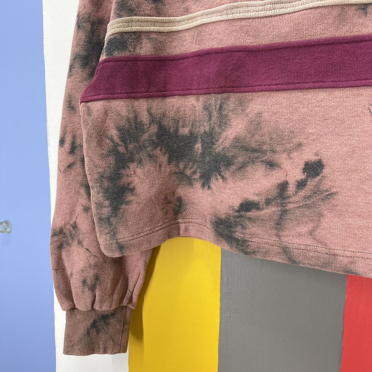 Mr. Junko MR JUNKO JUNKO KOSHINO Crop Sweatshirt Acid Wash #1267/AR Size S / US 4 / IT 40 - 4 Thumbnail