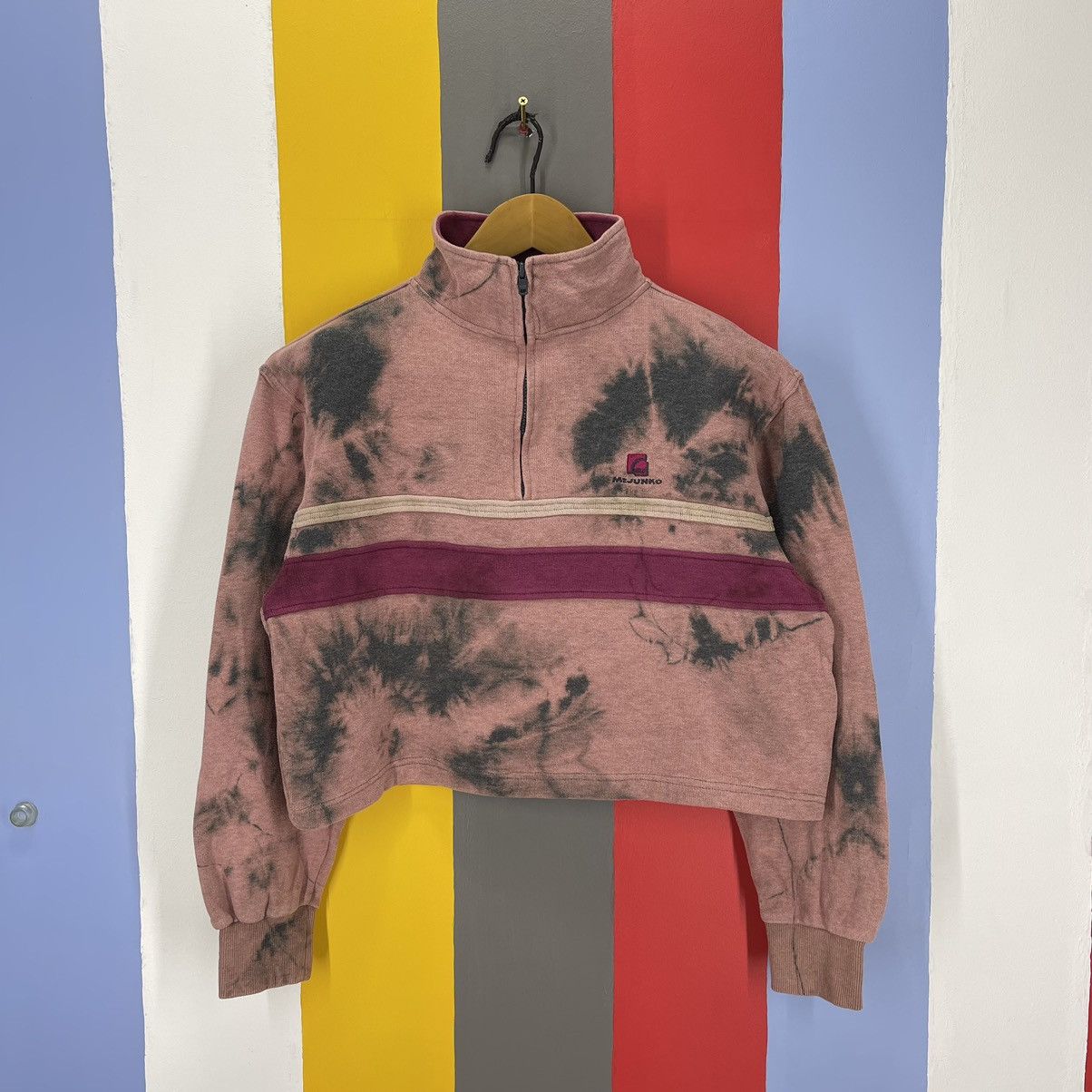 Mr. Junko MR JUNKO JUNKO KOSHINO Crop Sweatshirt Acid Wash #1267/AR Size S / US 4 / IT 40 - 1 Thumbnail
