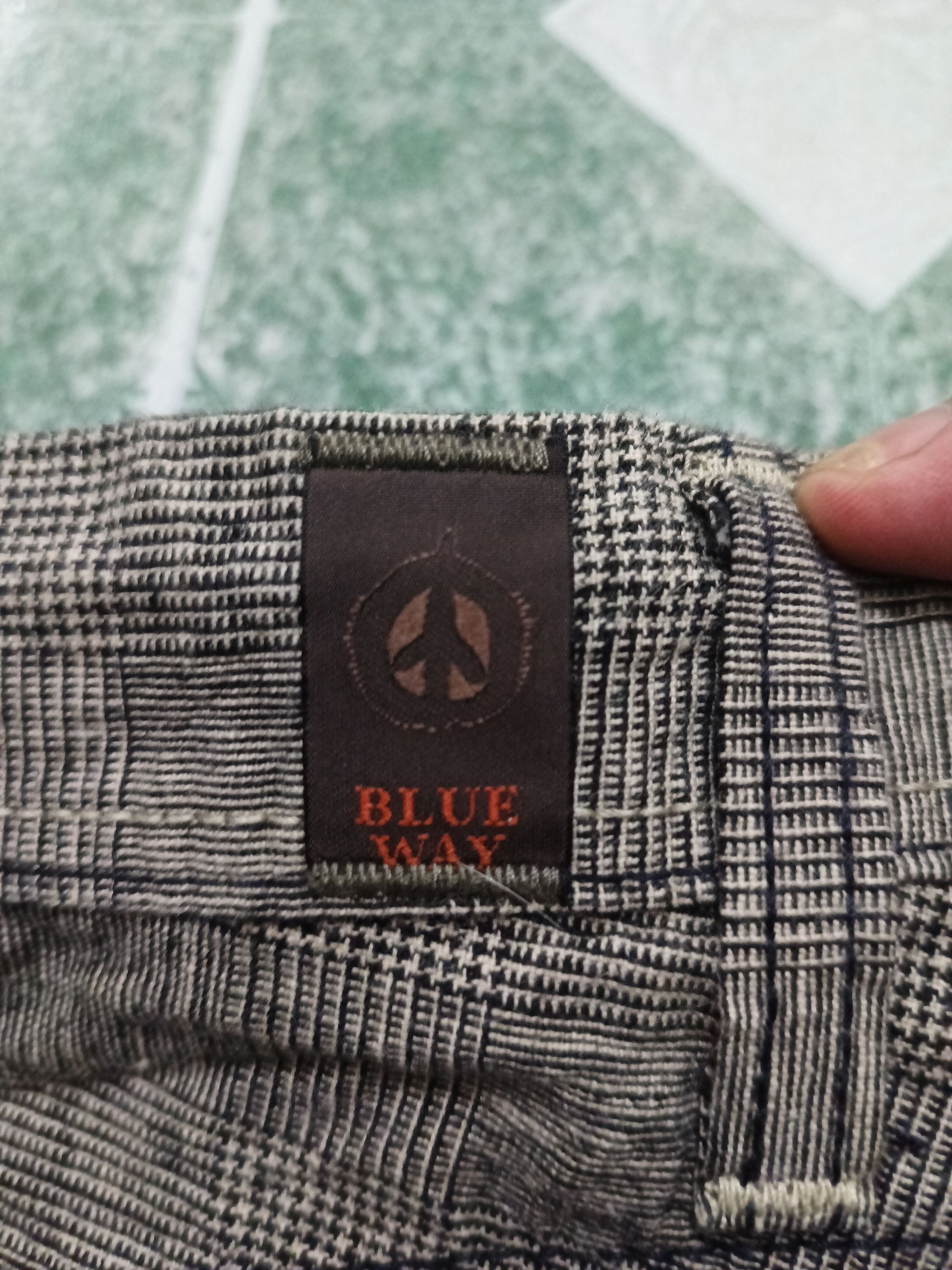 Japanese Brand Baggy Y2K Blue Way Relaxed Trousers Size US 35 - 14 Thumbnail
