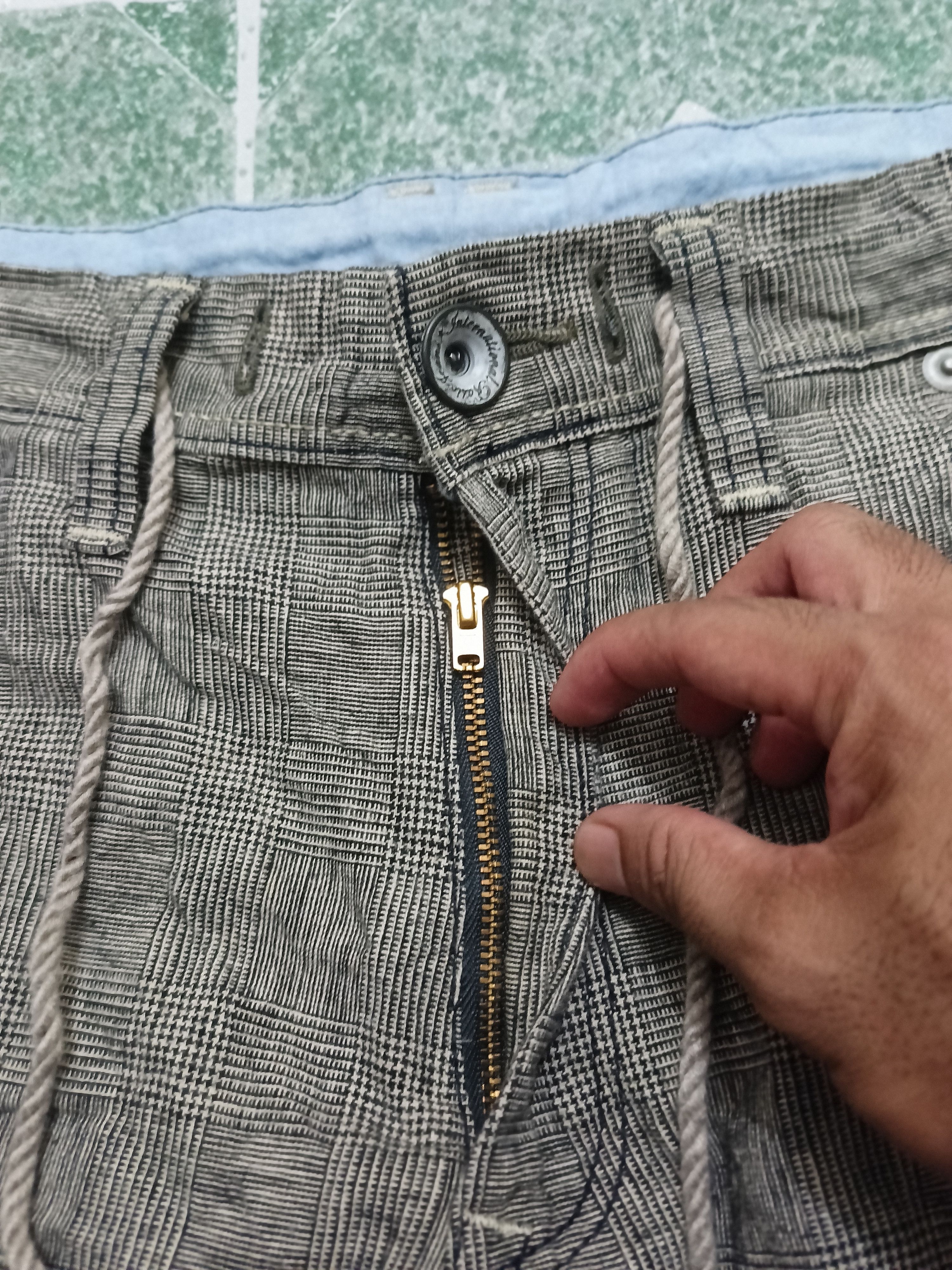 Japanese Brand Baggy Y2K Blue Way Relaxed Trousers Size US 35 - 4 Thumbnail