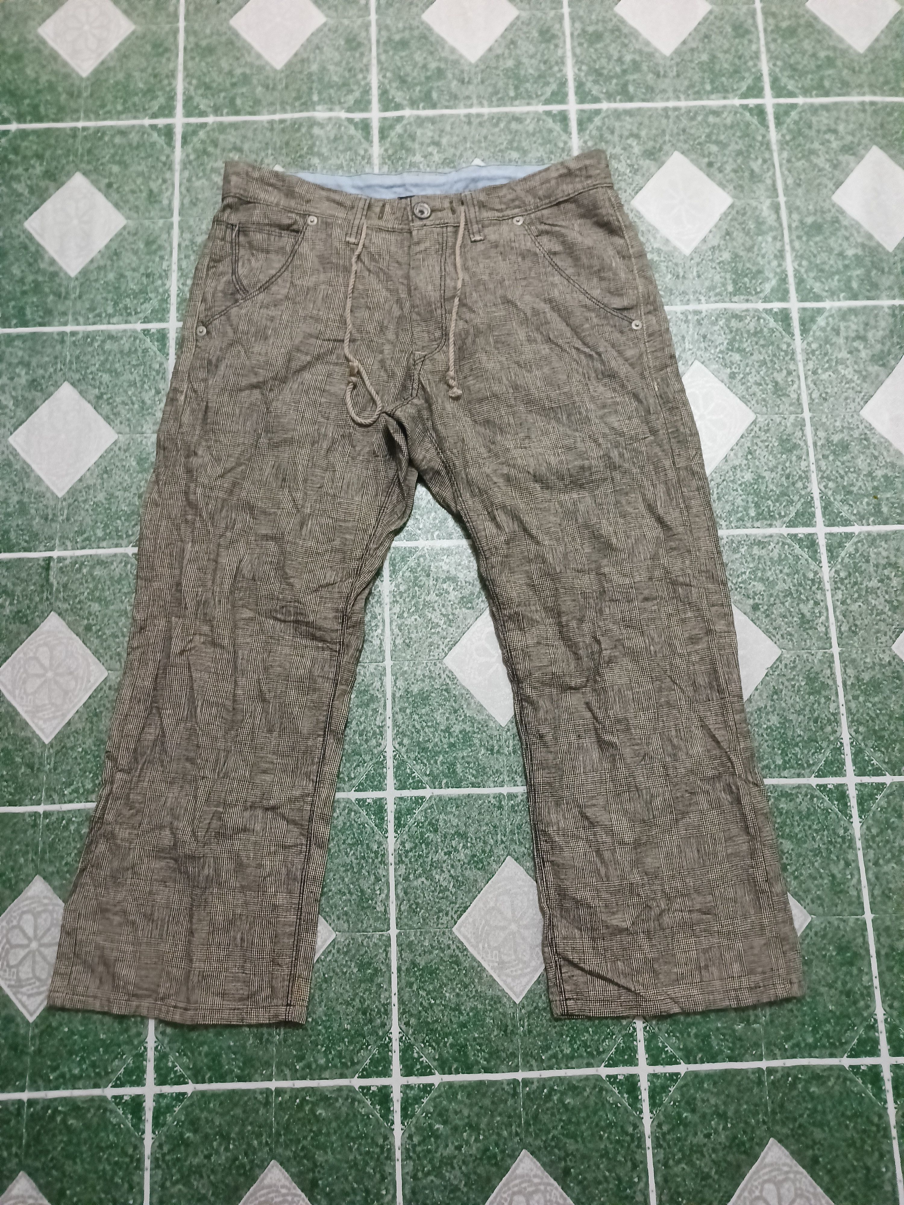 Japanese Brand Baggy Y2K Blue Way Relaxed Trousers Size US 35 - 2 Thumbnail
