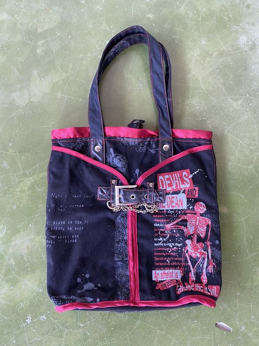 Vintage Vintage H.naoto Multi-Pocket Seditionaries Punk Tote Bag