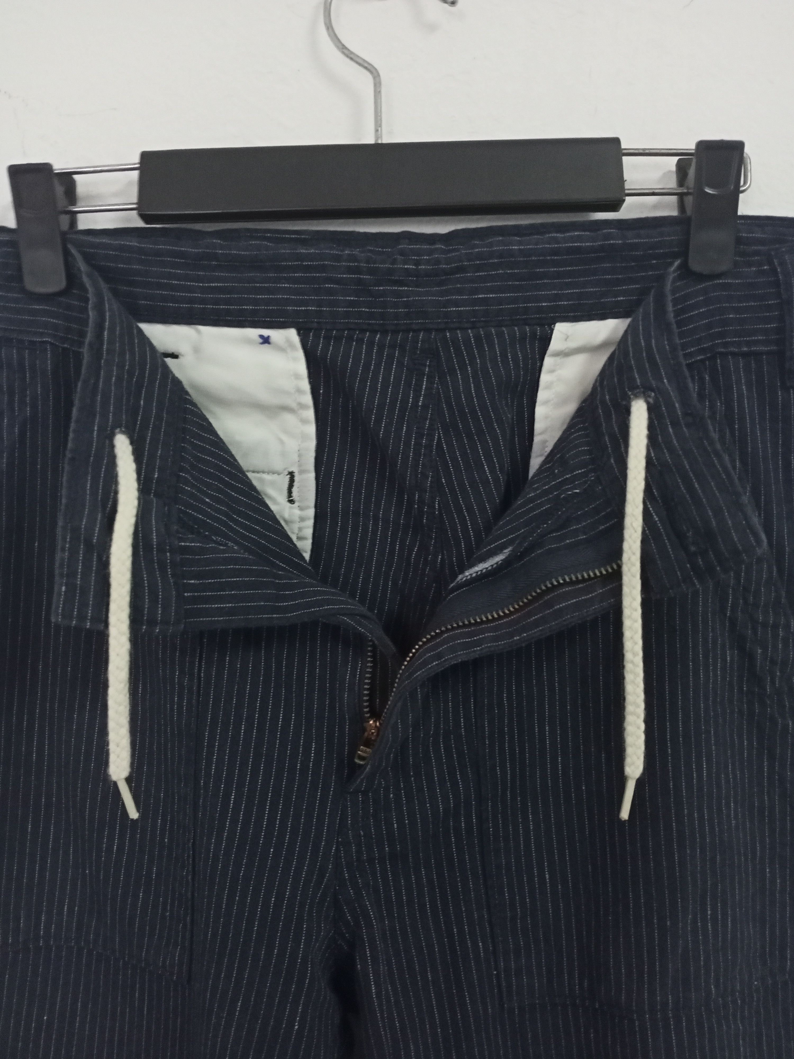 Japanese Brand GU Striped Trouser Pants Size US 33 - 9 Thumbnail