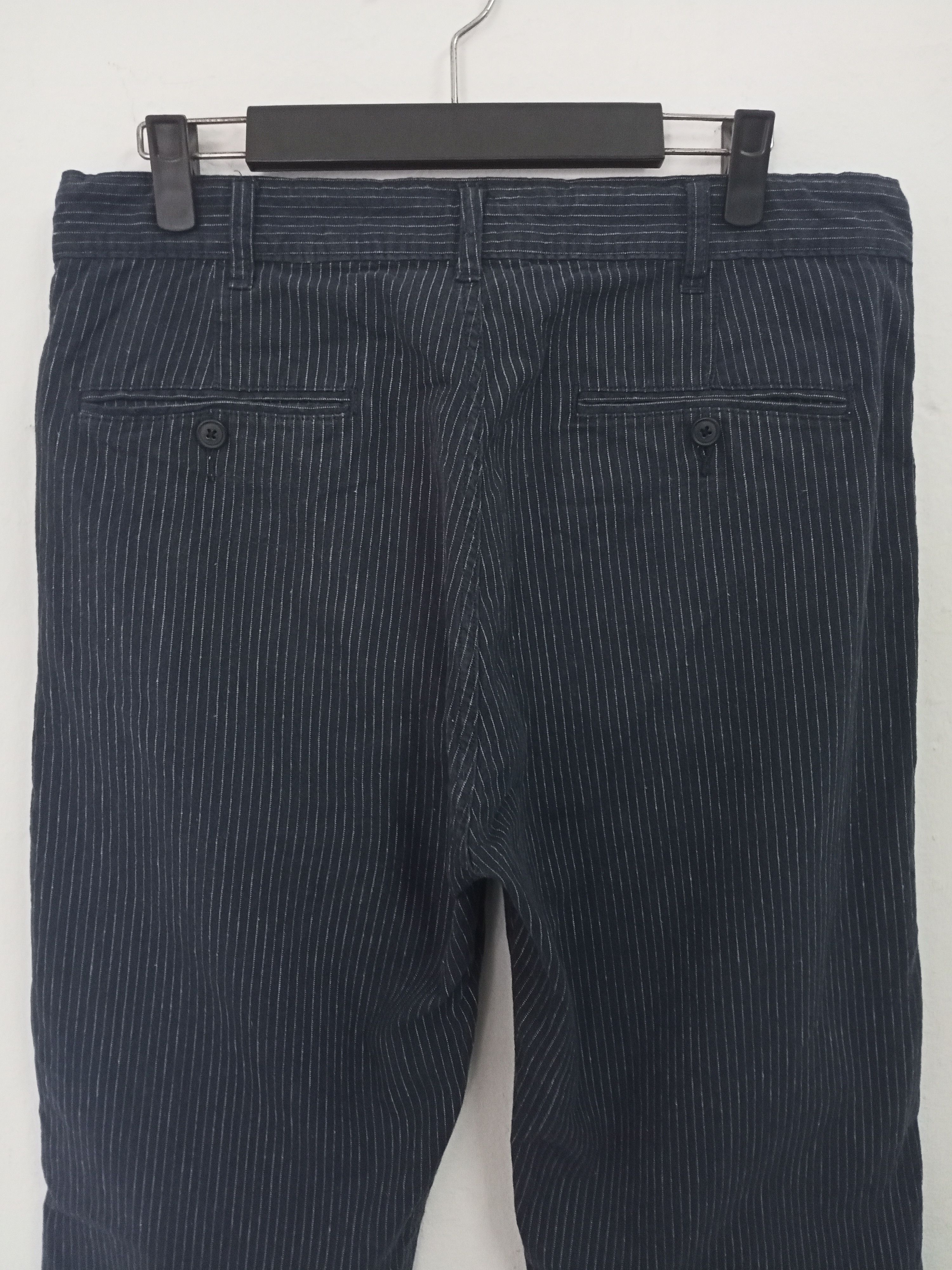 Japanese Brand GU Striped Trouser Pants Size US 33 - 10 Thumbnail