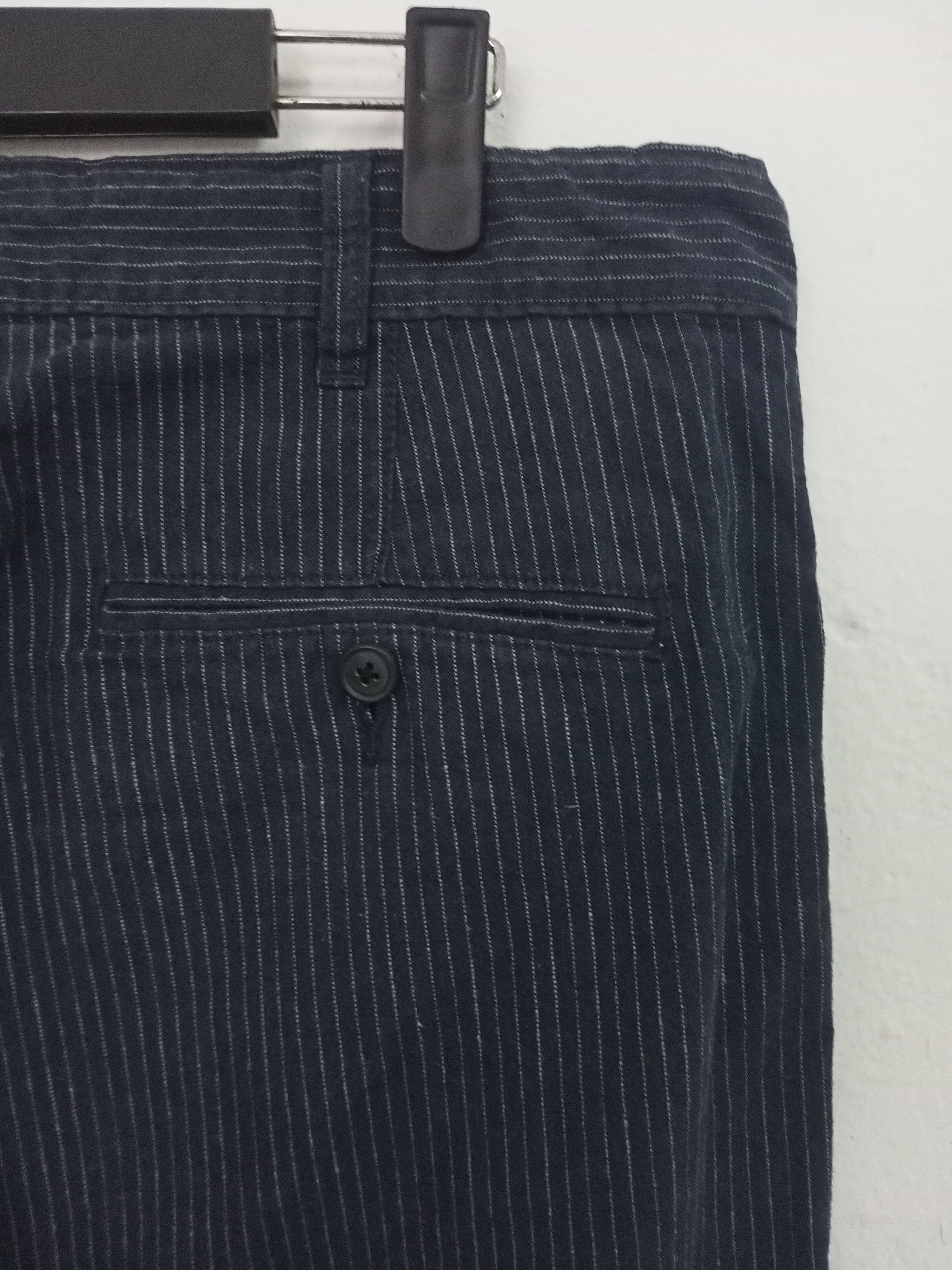 Japanese Brand GU Striped Trouser Pants Size US 33 - 13 Thumbnail