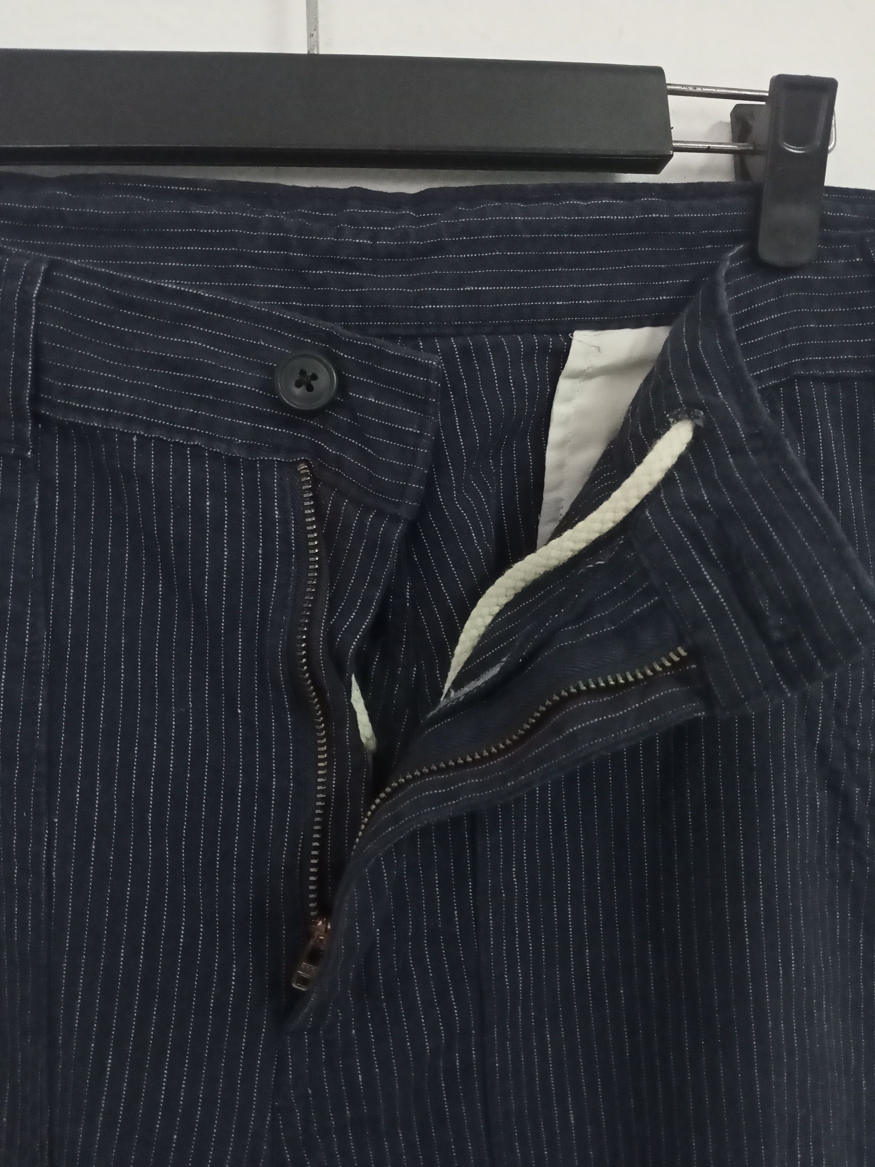 Japanese Brand GU Striped Trouser Pants Size US 33 - 8 Thumbnail