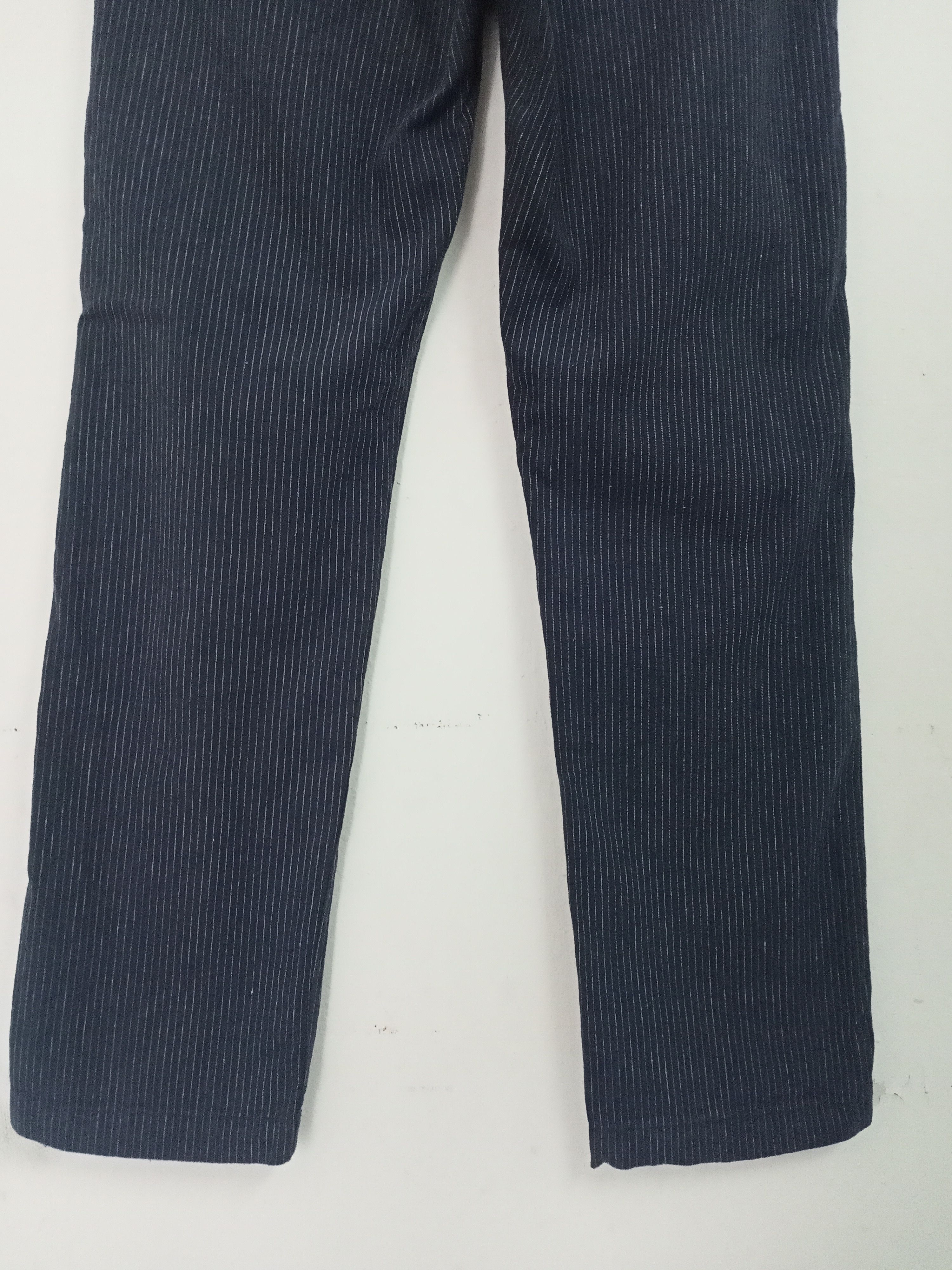 Japanese Brand GU Striped Trouser Pants Size US 33 - 11 Thumbnail
