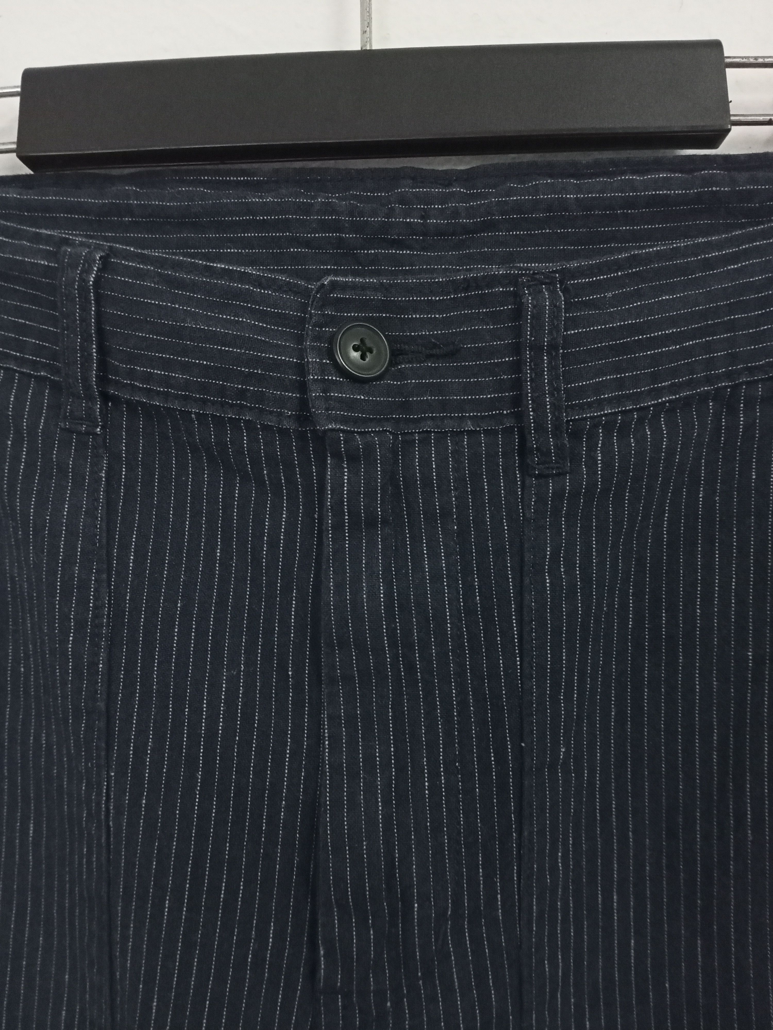 Japanese Brand GU Striped Trouser Pants Size US 33 - 5 Thumbnail