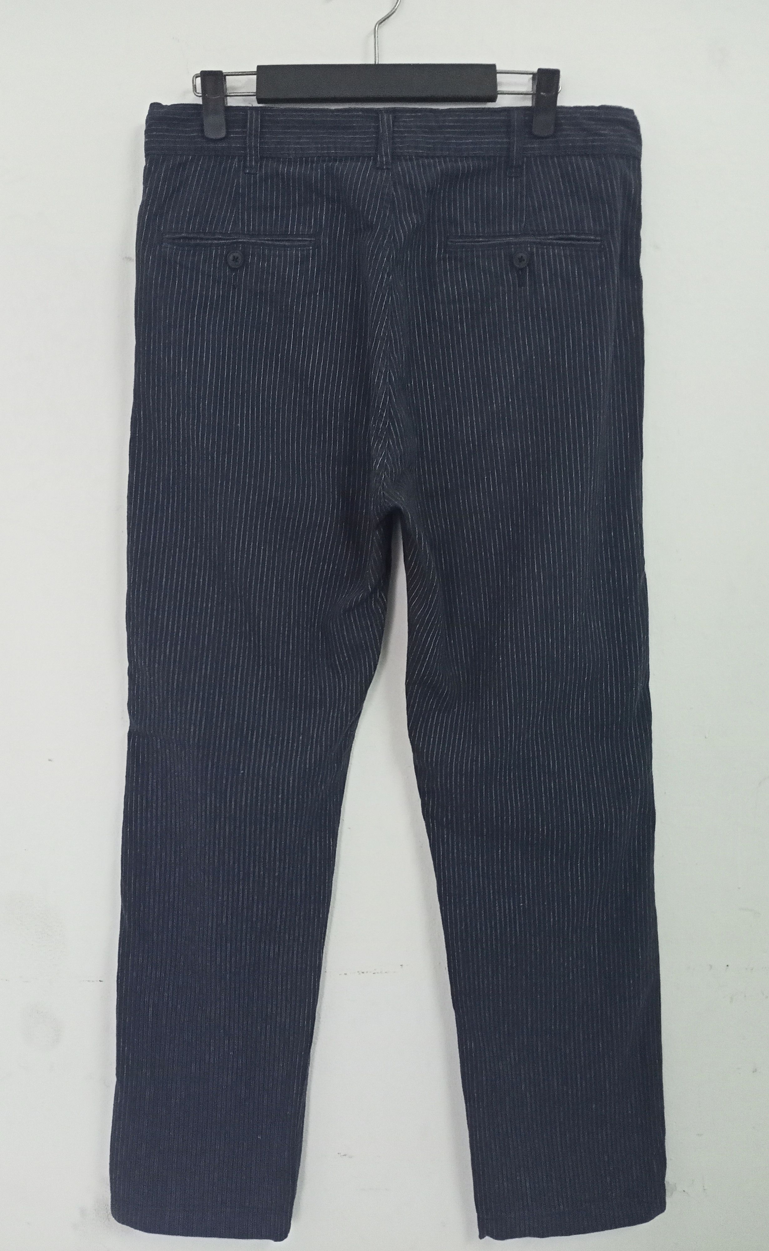 Japanese Brand GU Striped Trouser Pants Size US 33 - 2 Thumbnail