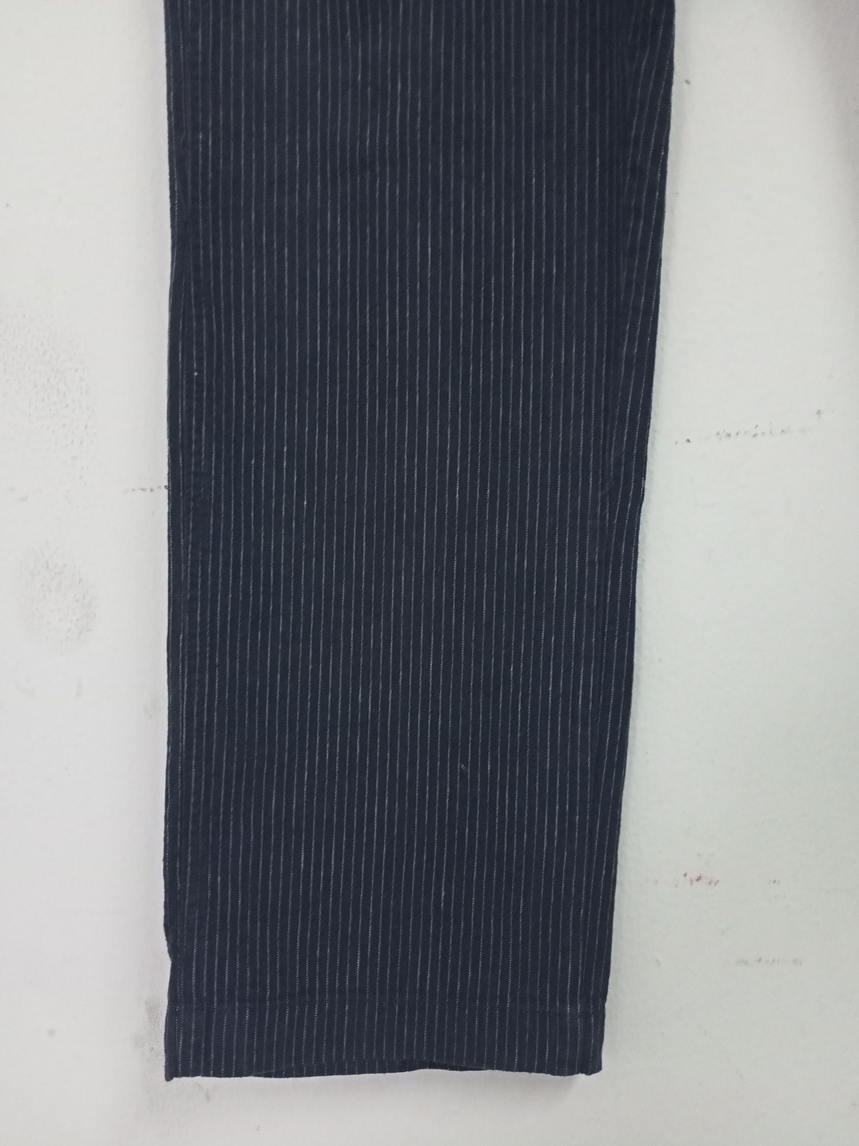 Japanese Brand GU Striped Trouser Pants Size US 33 - 6 Thumbnail