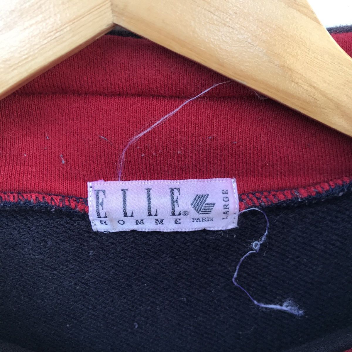 Vintage Vintage Elle Big Logo Hoodie Spell Out Sweatshirt Size US XL / EU 56 / 4 - 5 Thumbnail