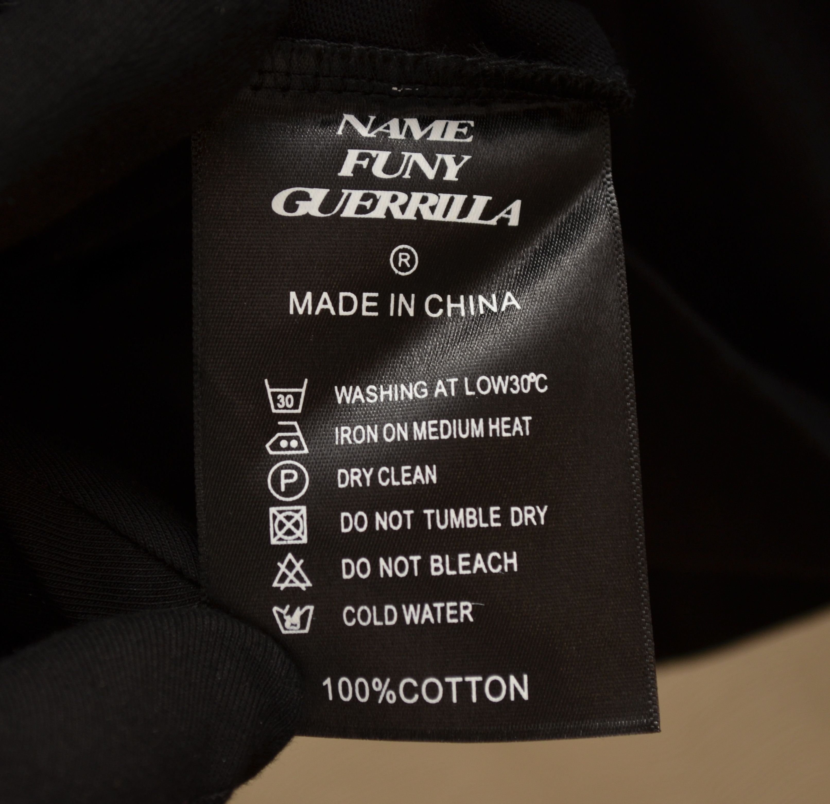 Designer Name Funy Guerrilla Black Longsleeve Sweatshirt Big Logo Size US M / EU 48-50 / 2 - 8 Thumbnail