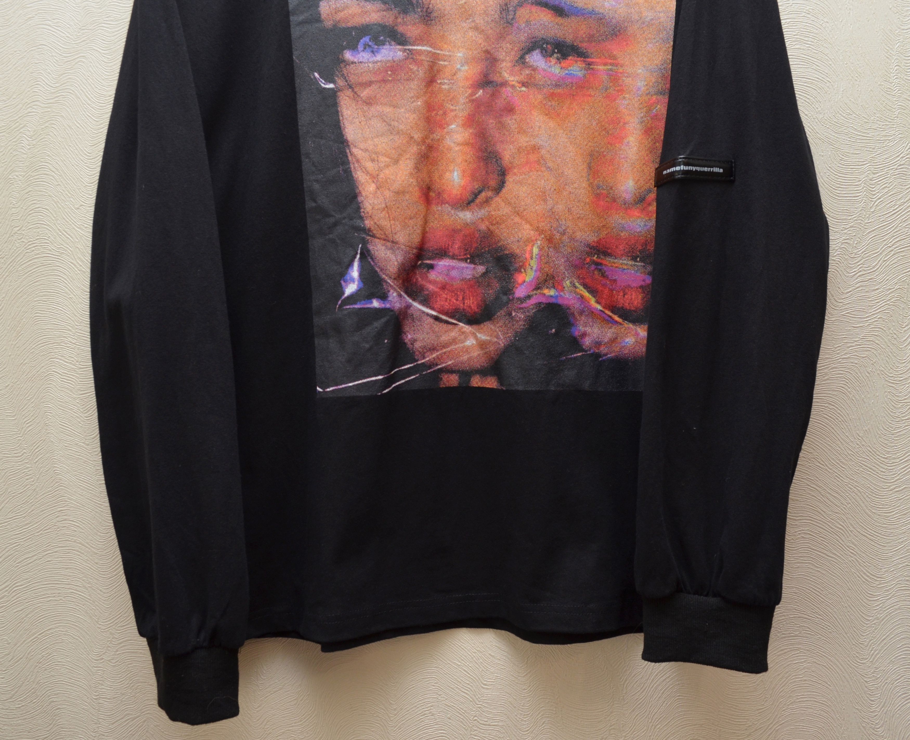 Designer Name Funy Guerrilla Black Longsleeve Sweatshirt Big Logo Size US M / EU 48-50 / 2 - 3 Thumbnail