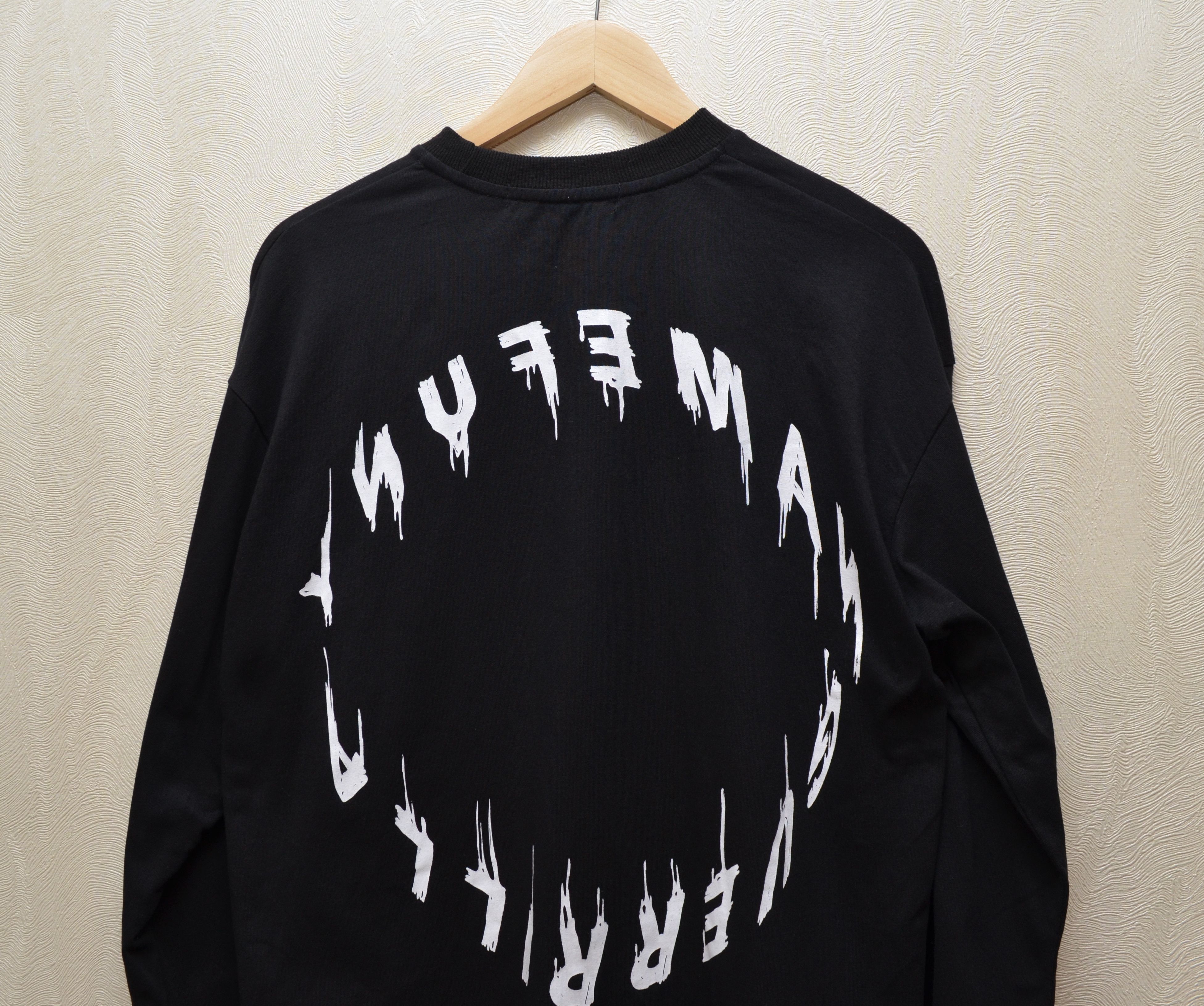 Designer Name Funy Guerrilla Black Longsleeve Sweatshirt Big Logo Size US M / EU 48-50 / 2 - 7 Thumbnail