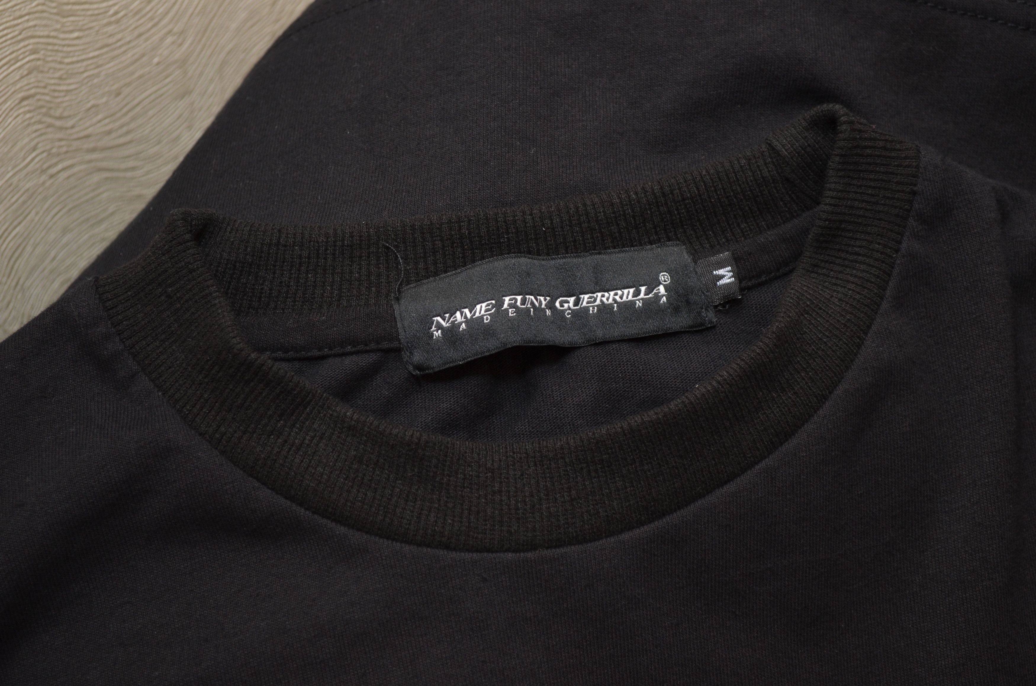 Designer Name Funy Guerrilla Black Longsleeve Sweatshirt Big Logo Size US M / EU 48-50 / 2 - 9 Thumbnail