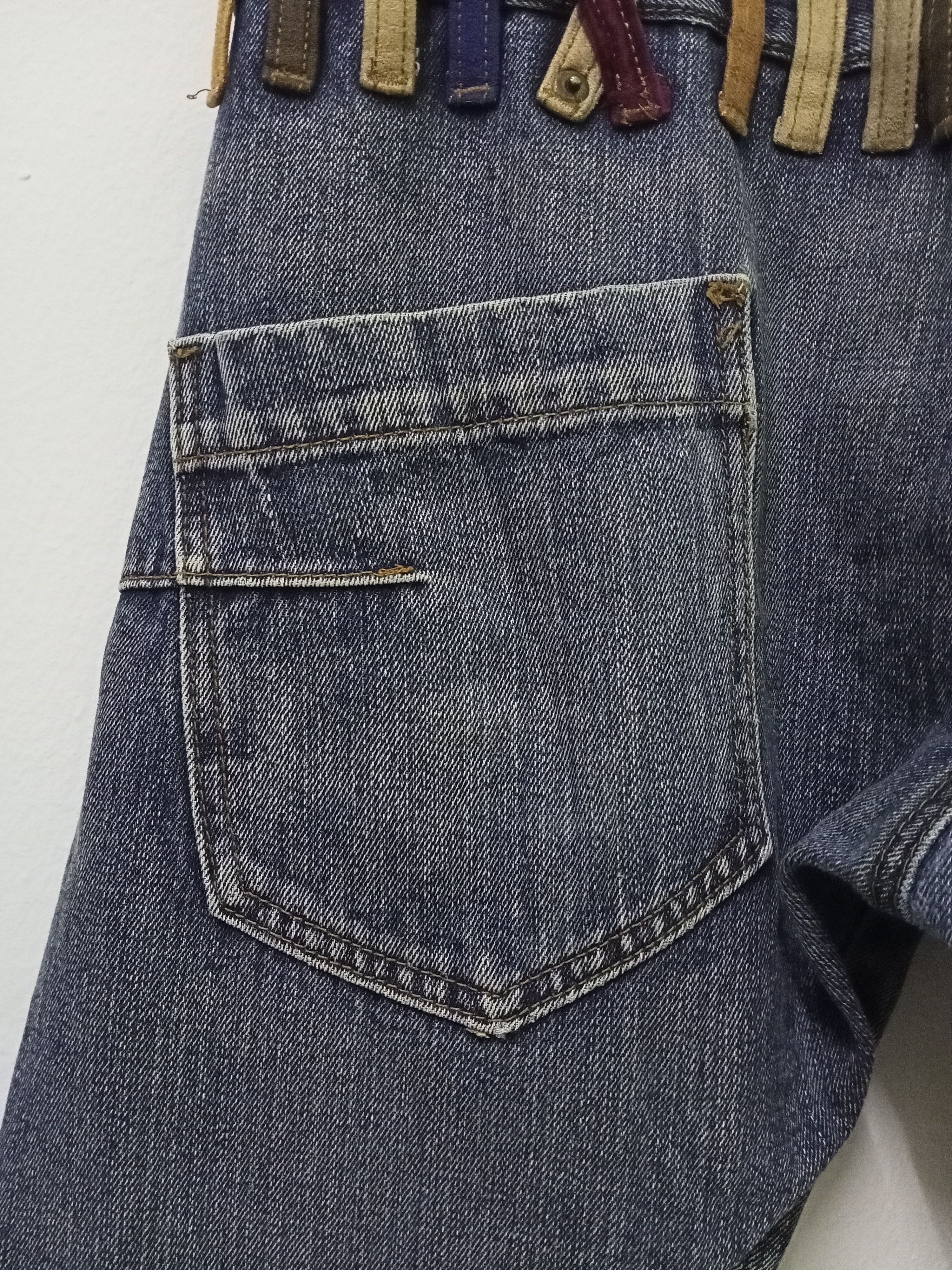 Japanese Brand Breath Mint Double Waist Denim Jeans Size US 33 - 11 Thumbnail