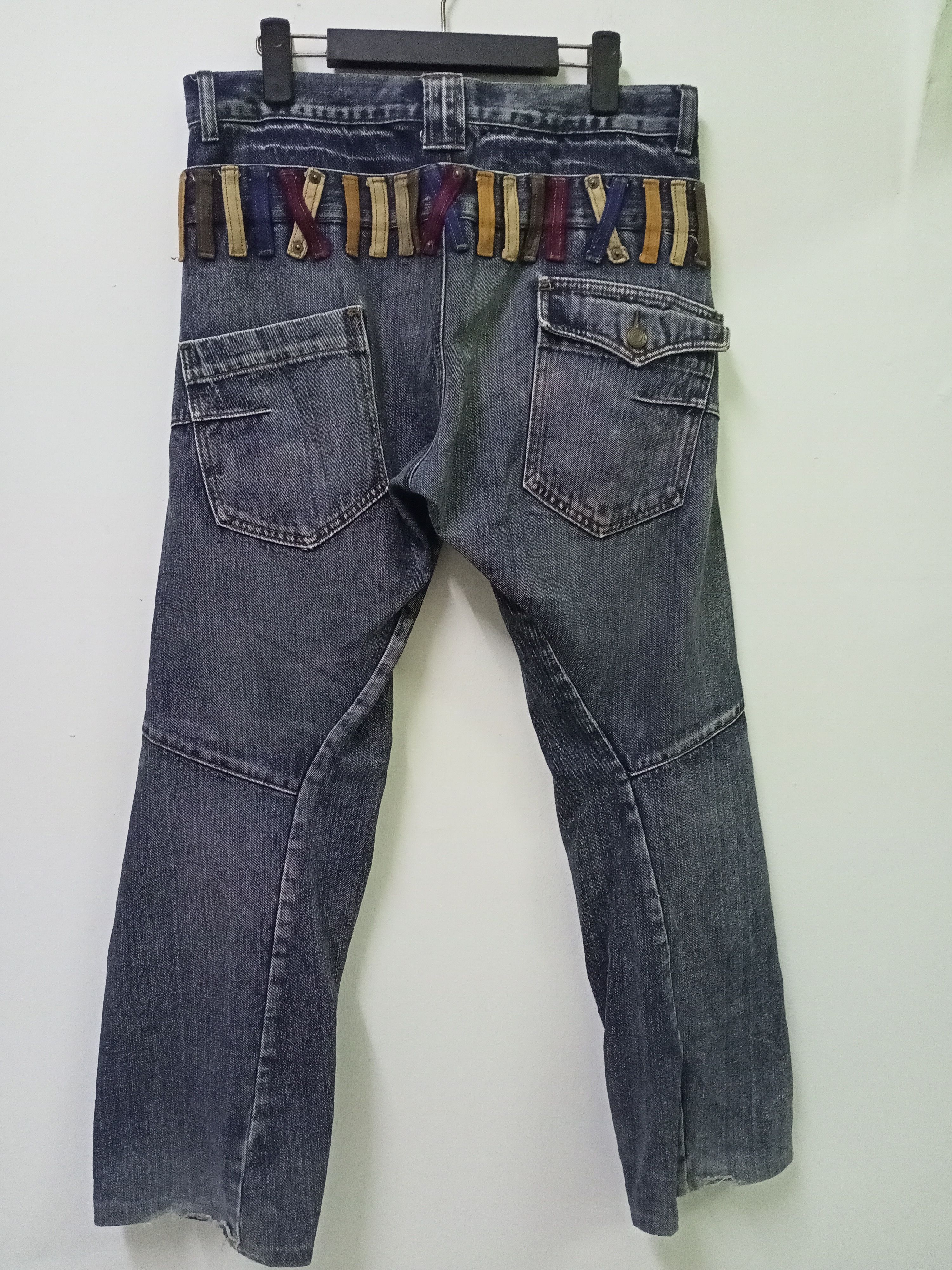 Japanese Brand Breath Mint Double Waist Denim Jeans Size US 33 - 7 Thumbnail