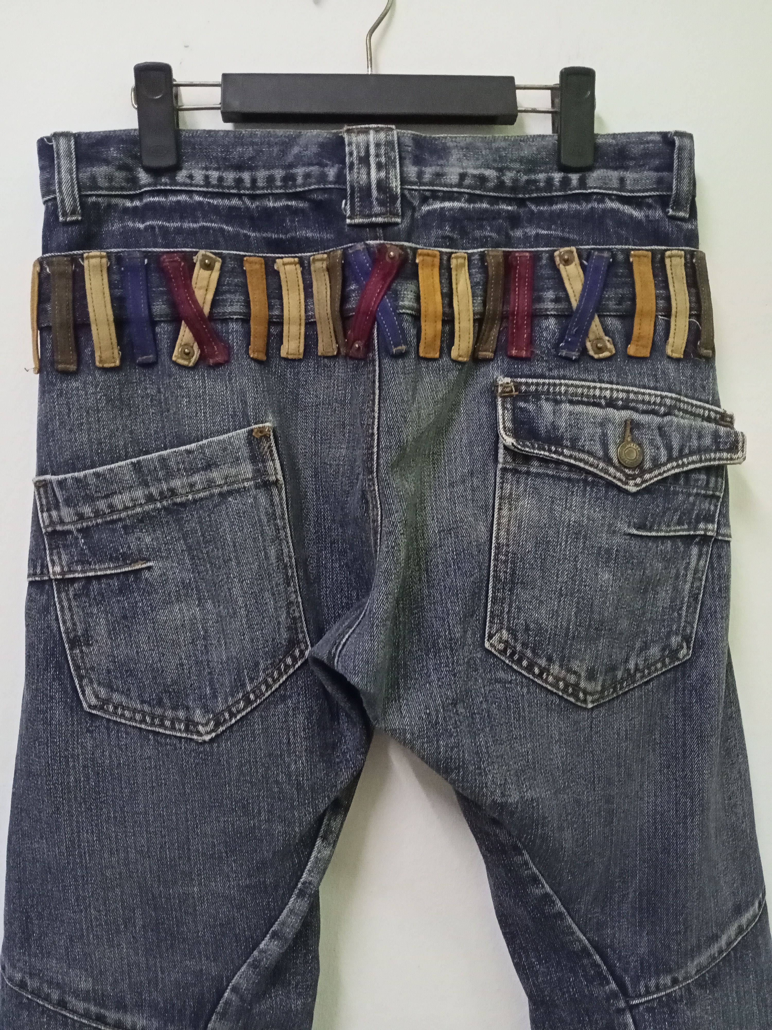 Japanese Brand Breath Mint Double Waist Denim Jeans Size US 33 - 8 Thumbnail