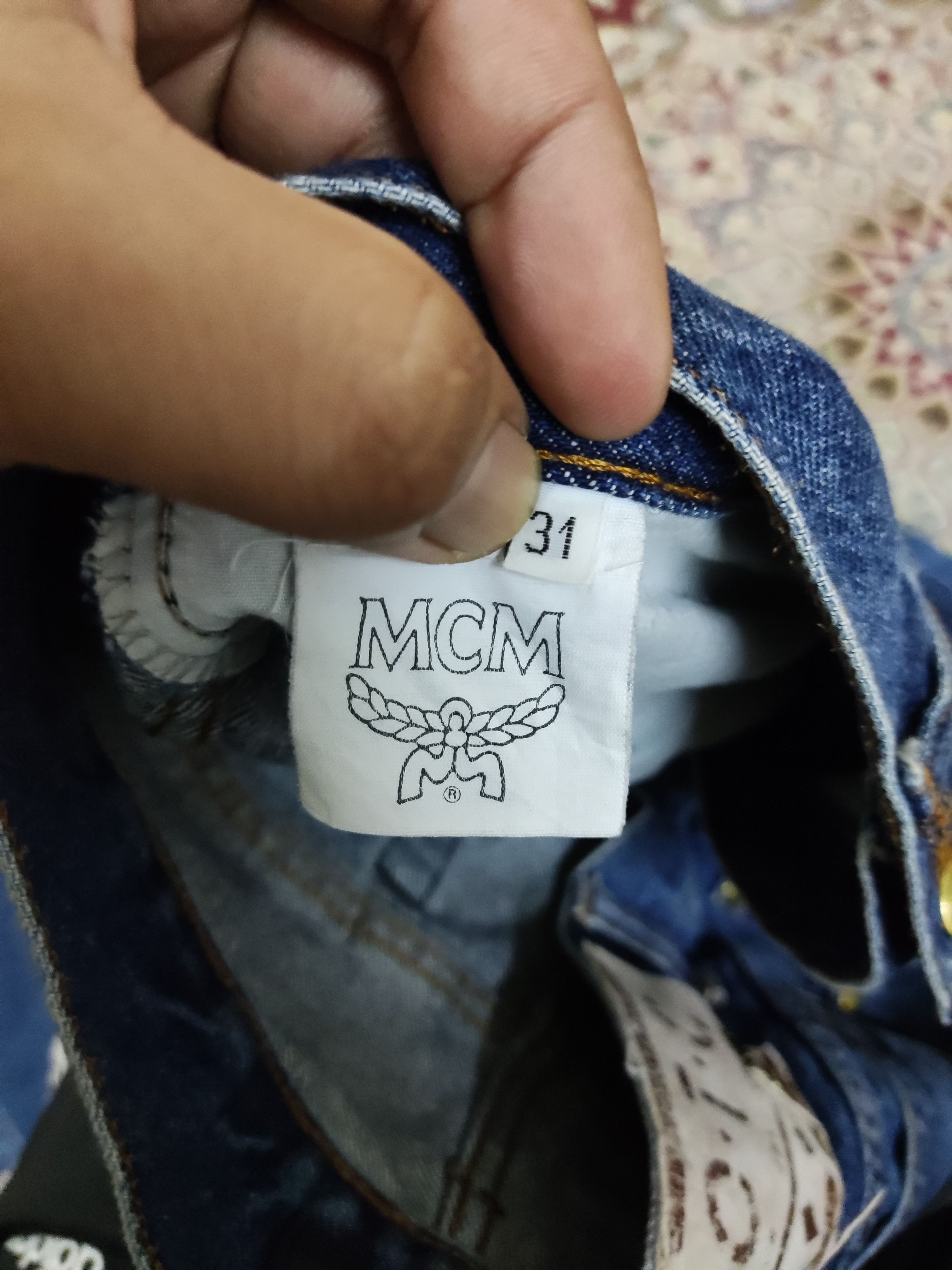 MCM Vintage MCM Otc Blue Denim Jeans Size US 31 - 12 Thumbnail